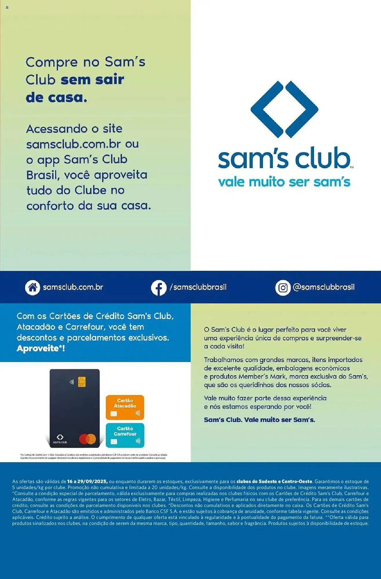 Encarte de Folheto Sam's Club 16 de setembro até 29 de setembro 2025 - Pagina 13