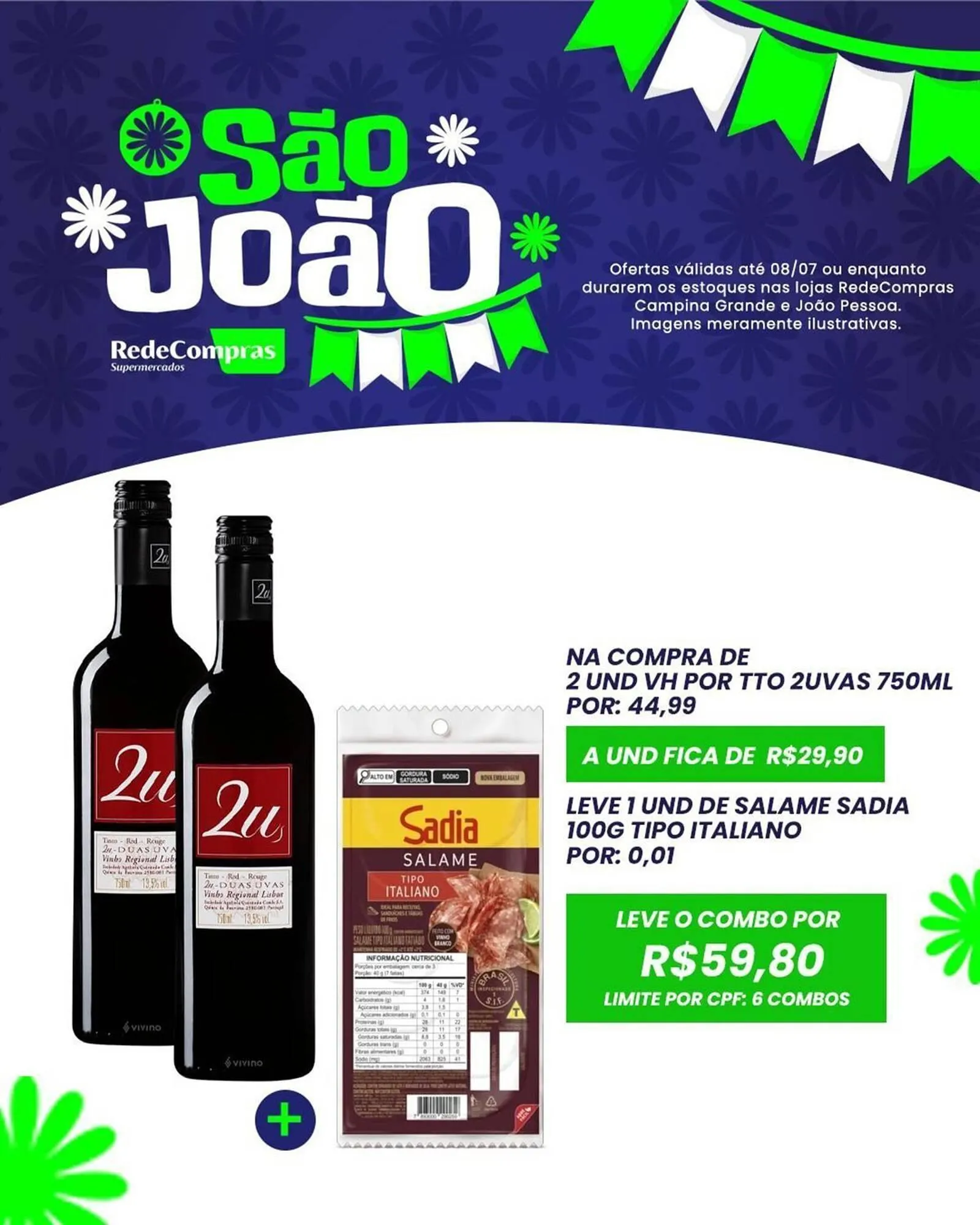 Encarte de Catálogo Rede Compras 7 de julho até 8 de julho 2025 - Pagina 4