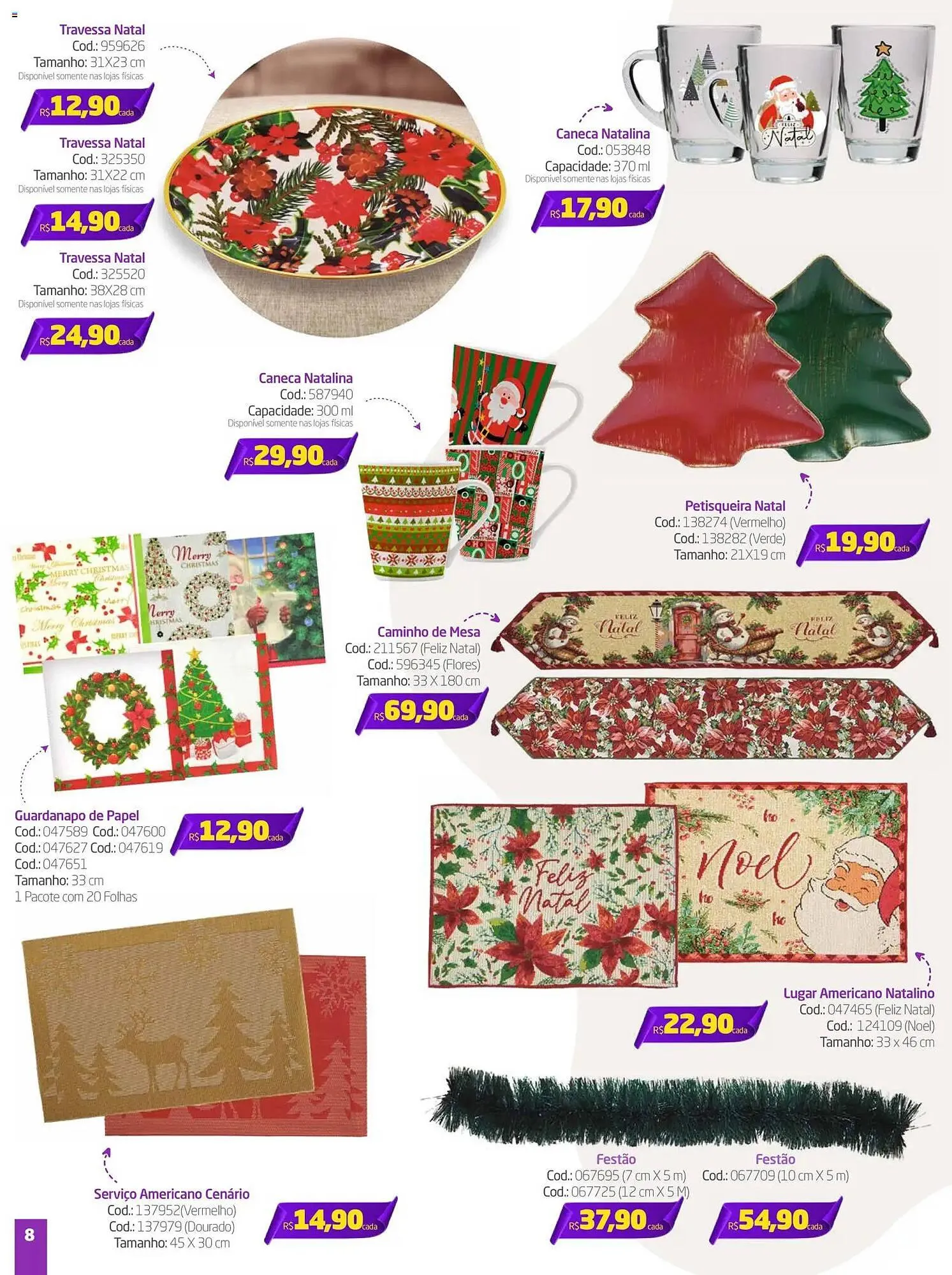 Encarte de Catálogo Preçolândia 7 de novembro até 31 de dezembro 2025 - Pagina 8