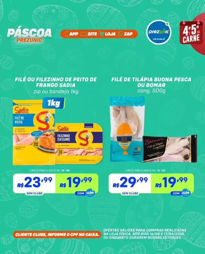 Encarte de Encarte Prezunic 16 de abril até 17 de abril 2025 - Pagina 6