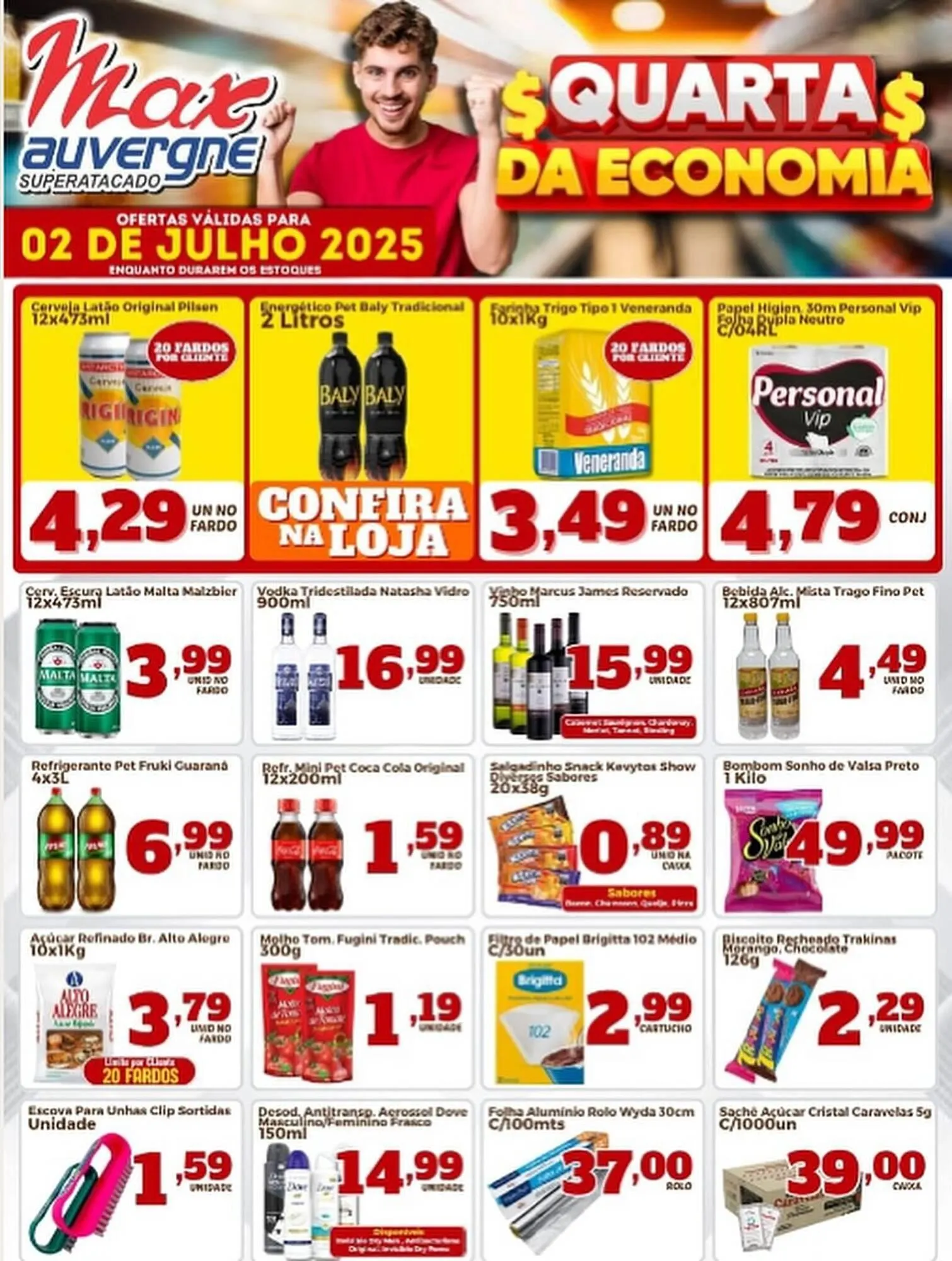 Encarte de Catálogo Max Auvergne Superatacado 2 de julho até 2 de julho 2025 - Pagina 2