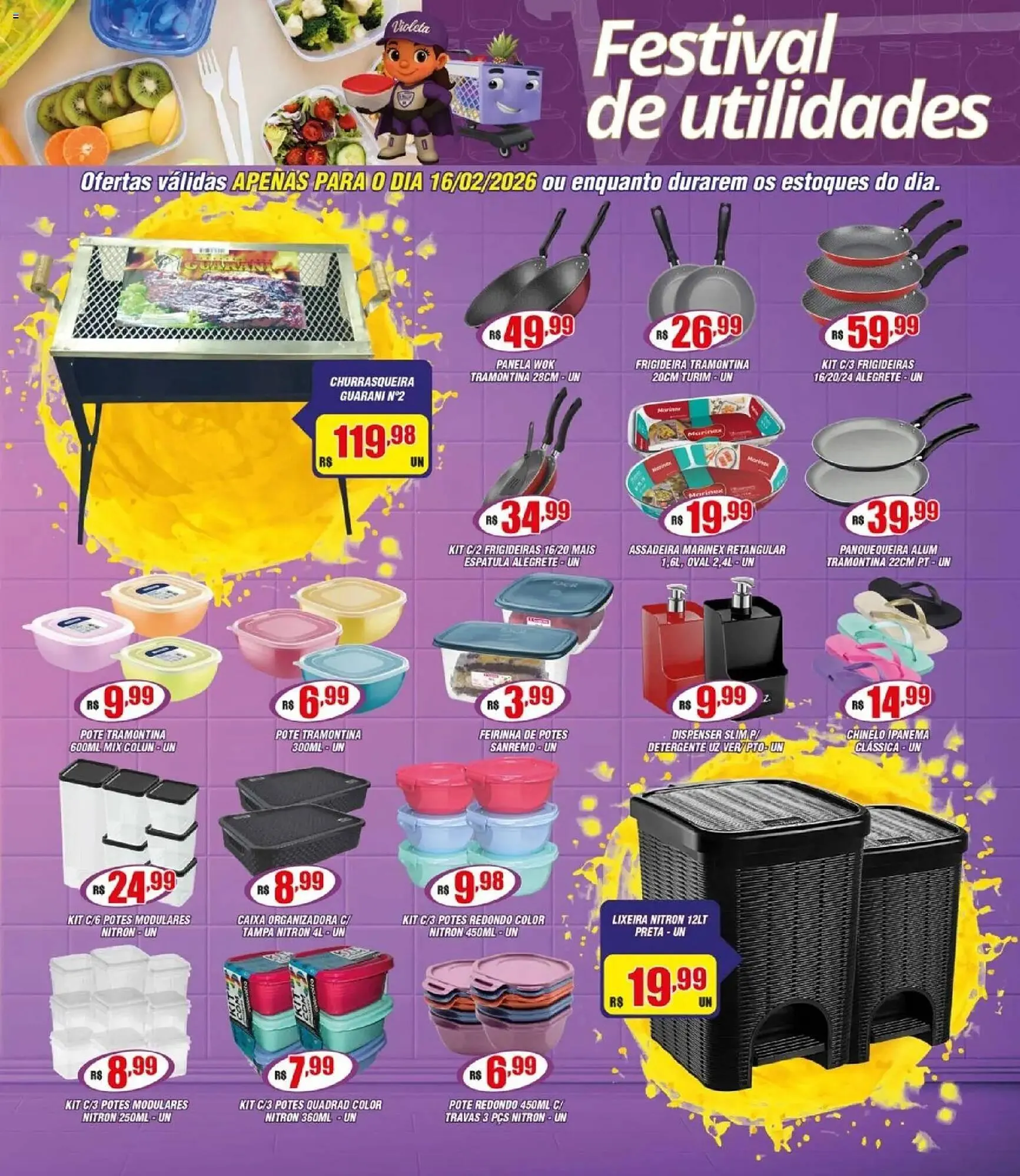Encarte de Catálogo Violeta Supermercados 16 de fevereiro até 16 de fevereiro 2026 - Pagina 2