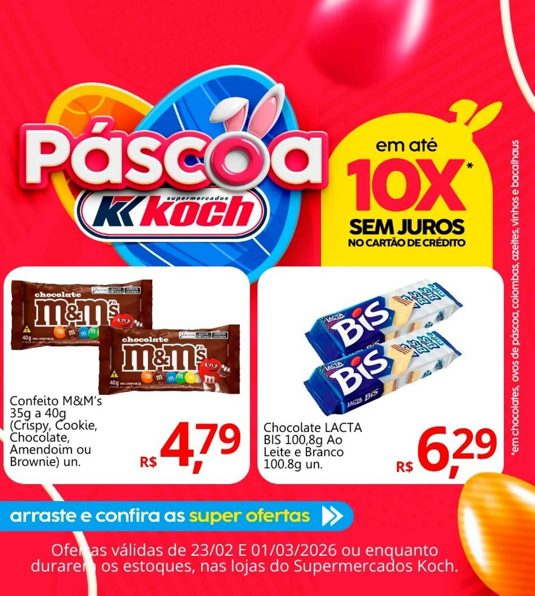 Encarte de Catálogo Supermercados Koch 23 de fevereiro até 1 de março 2026 - Pagina 1