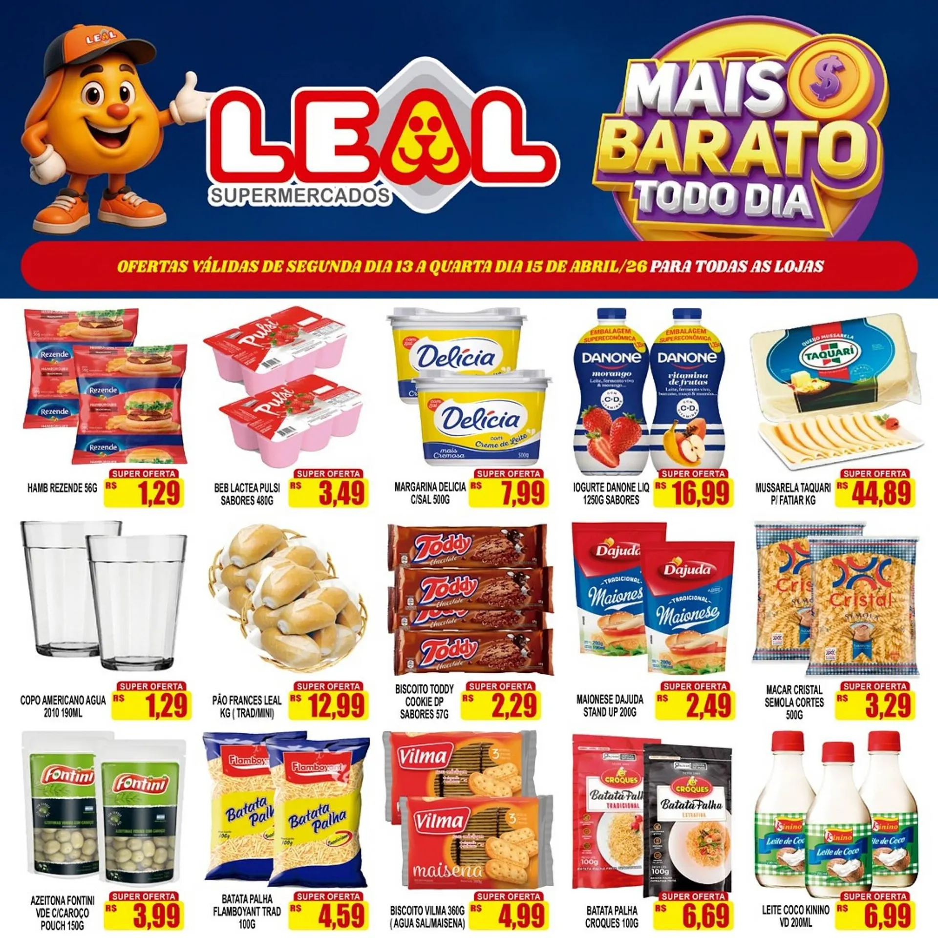 Encarte de Folheto Supermercado leal 14 de abril até 15 de abril 2026 - Pagina 3