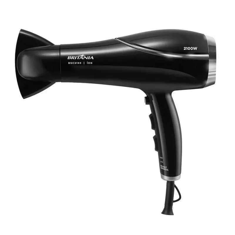 Secador de Cabelo Britânia BSC2150 2100W Preto Bivolt