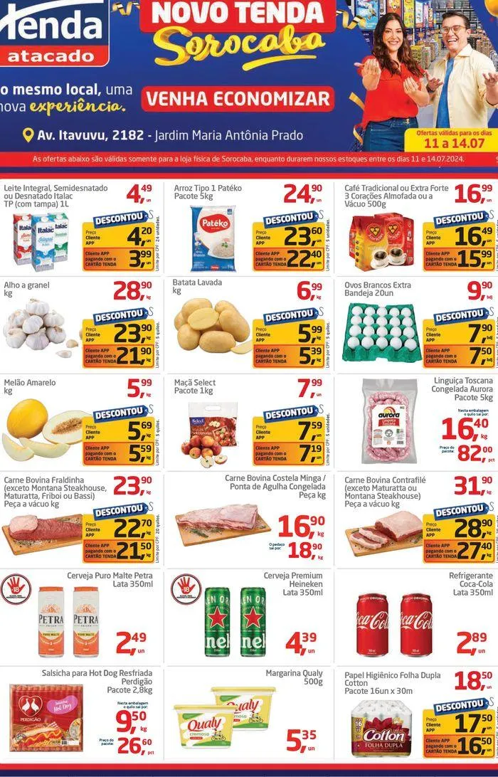 Encarte de Novo Tenda Sorocaba 11 de julho até 14 de julho 2024 - Pagina 1