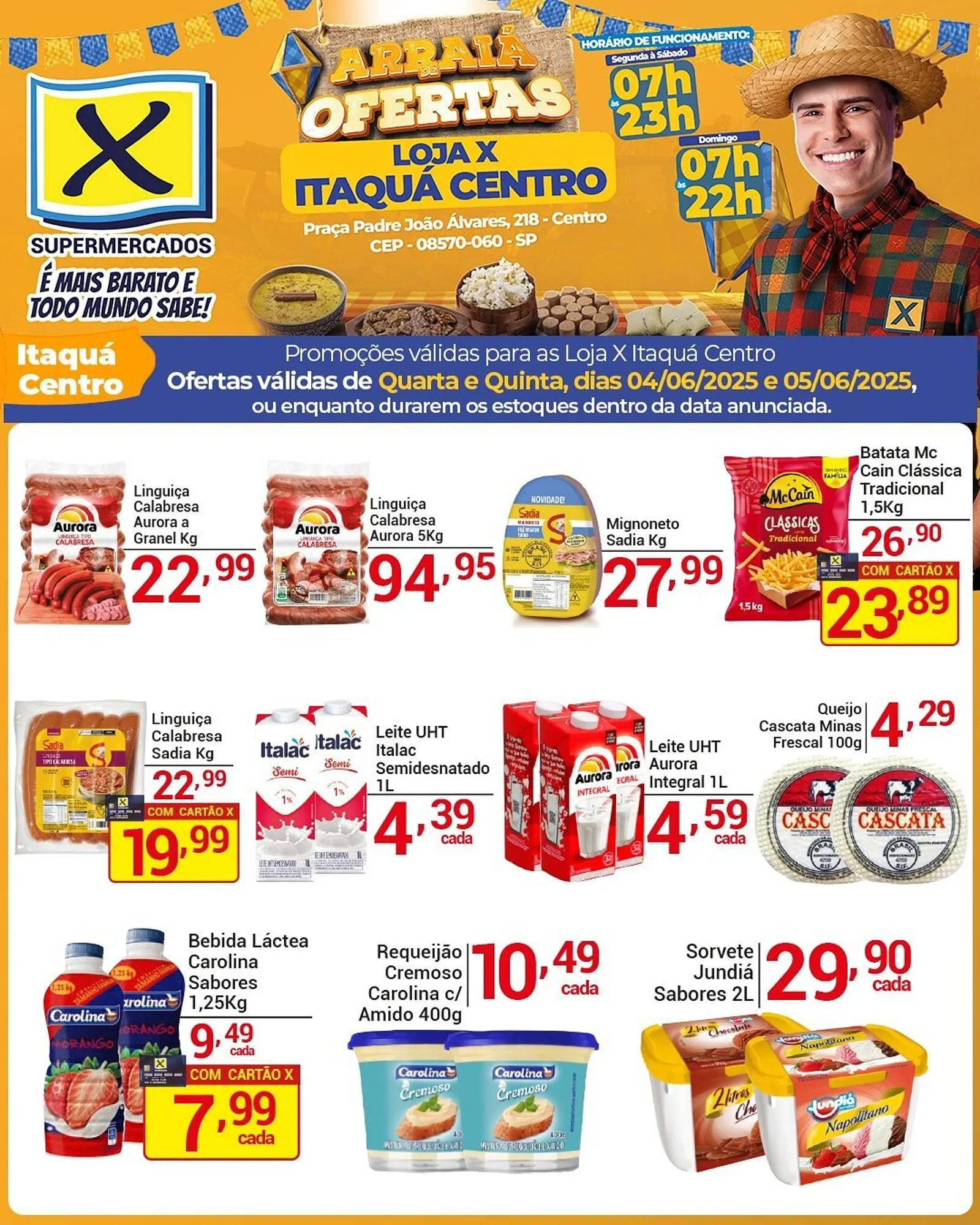 Encarte de Catálogo X Supermercados 4 de junho até 5 de junho 2025 - Pagina 2