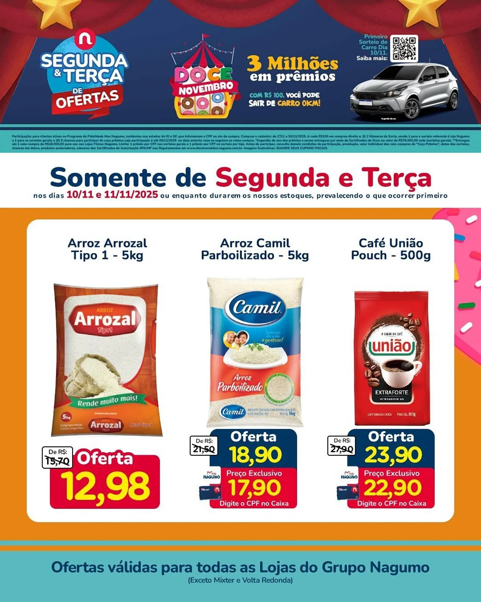Encarte de Folheto Nagumo 10 de novembro até 11 de novembro 2025 - Pagina 1