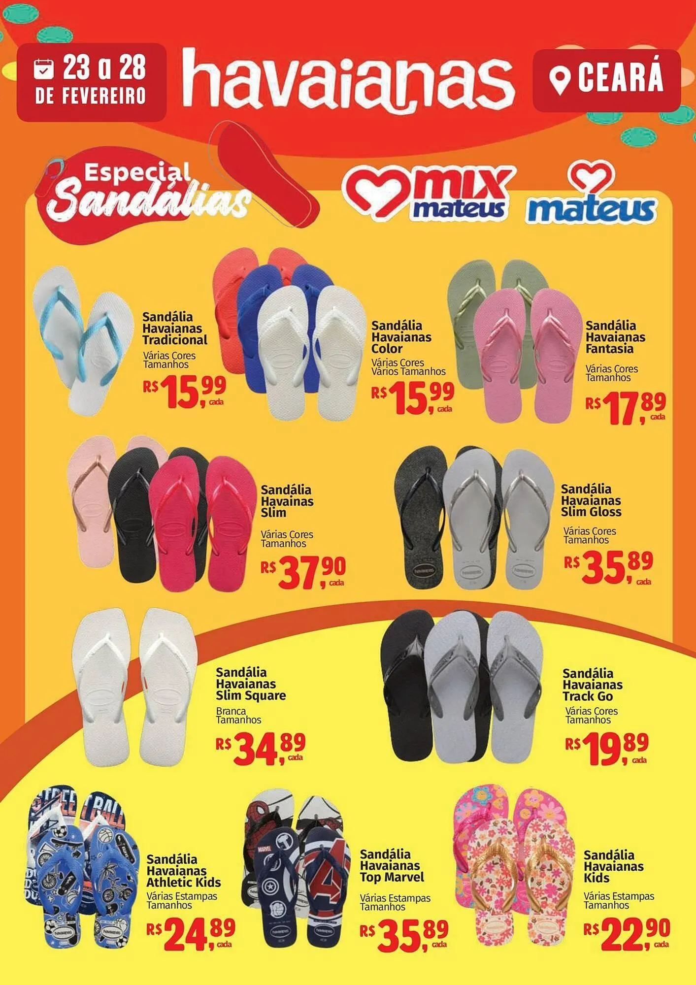 Encarte de Catálogo Supermercados Mateus 23 de fevereiro até 28 de fevereiro 2026 - Pagina 1