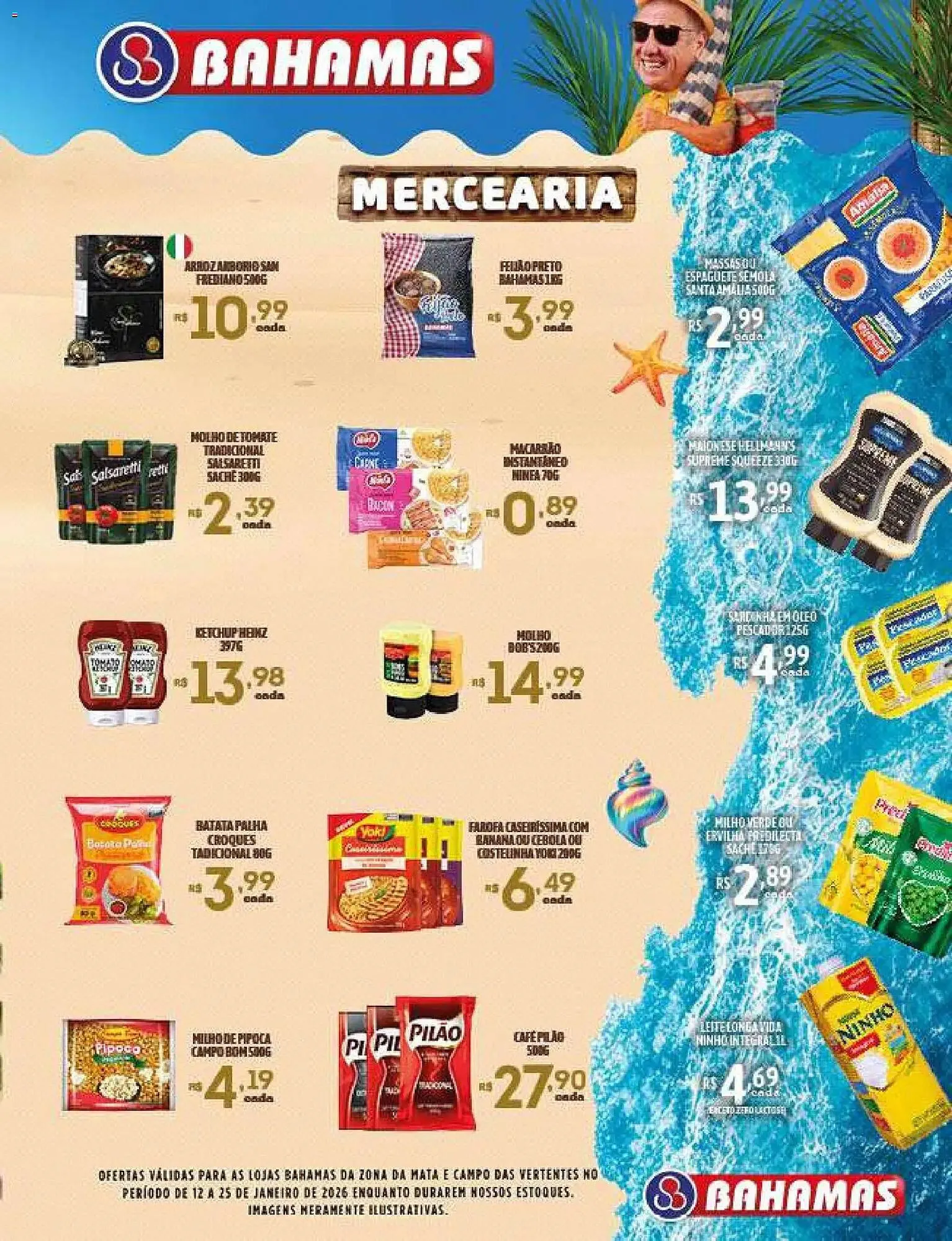 Encarte de Catálogo Bahamas Supermercados 12 de janeiro até 23 de janeiro 2026 - Pagina 3