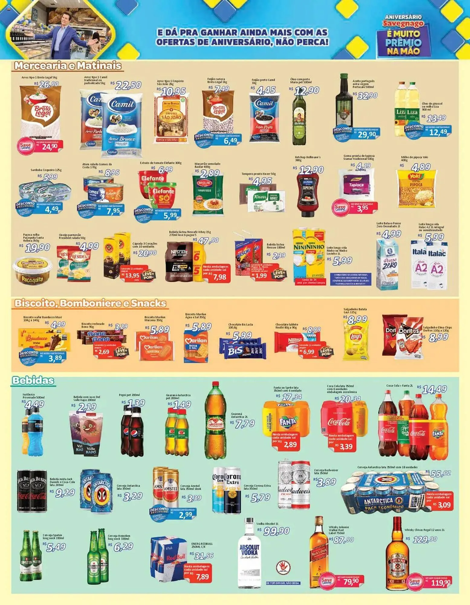 Encarte de Catálogo Supermercados Savegnago 1 de agosto até 3 de agosto 2025 - Pagina 3