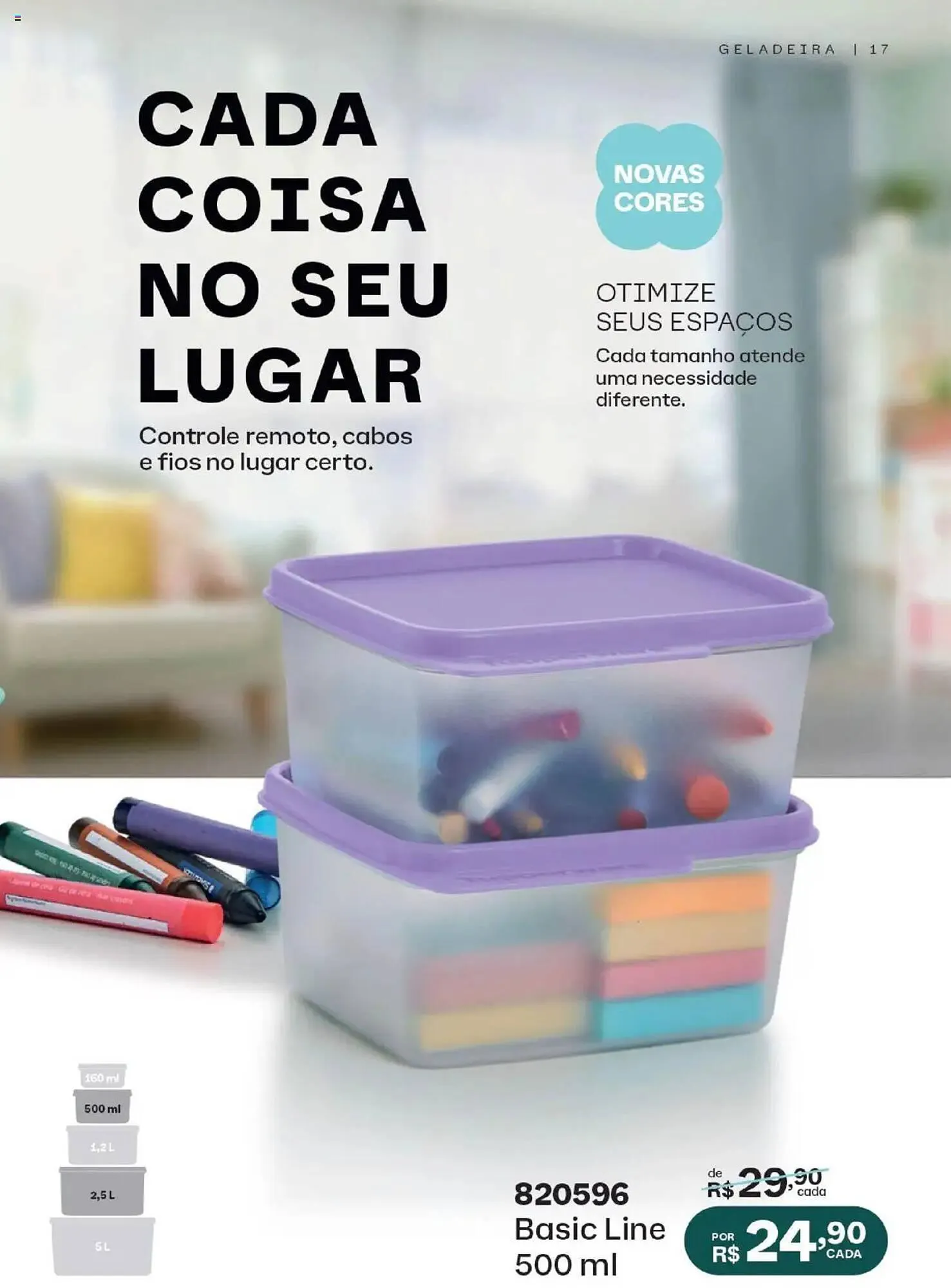Encarte de Catálogo Tupperware 16 de junho até 14 de agosto 2025 - Pagina 17