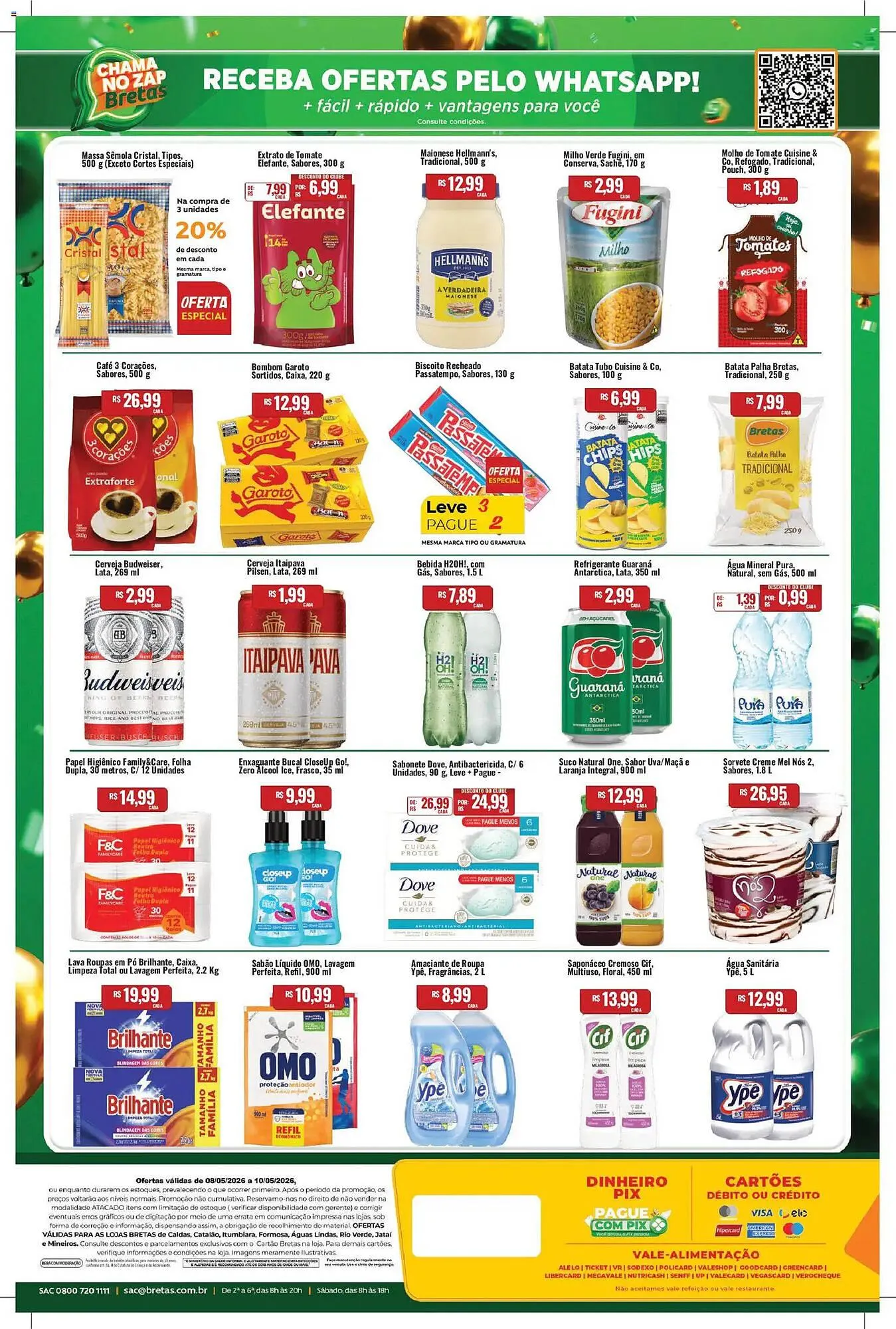 Encarte de Catálogo Supermercados Bretas 8 de maio até 10 de maio 2026 - Pagina 4