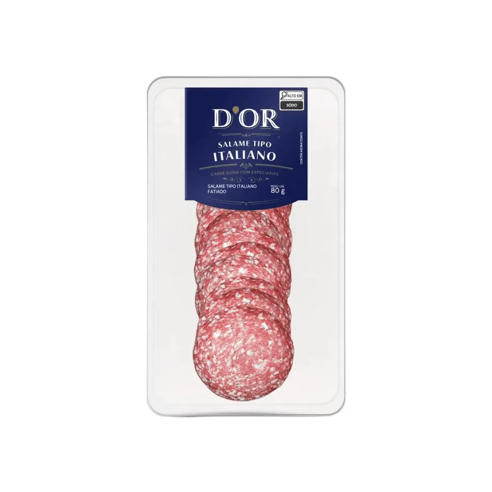 Salame Tipo Italiano Fatiado Dor | Oba Hortifruti