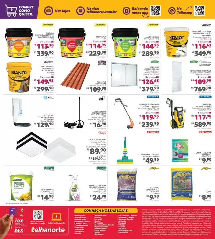 Encarte de Casa Verão Telhanorte 31 de janeiro até 19 de fevereiro 2025 - Pagina 4