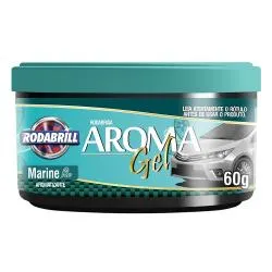 Aromatizante Automovel Gel Rodabrisa 60g Marine