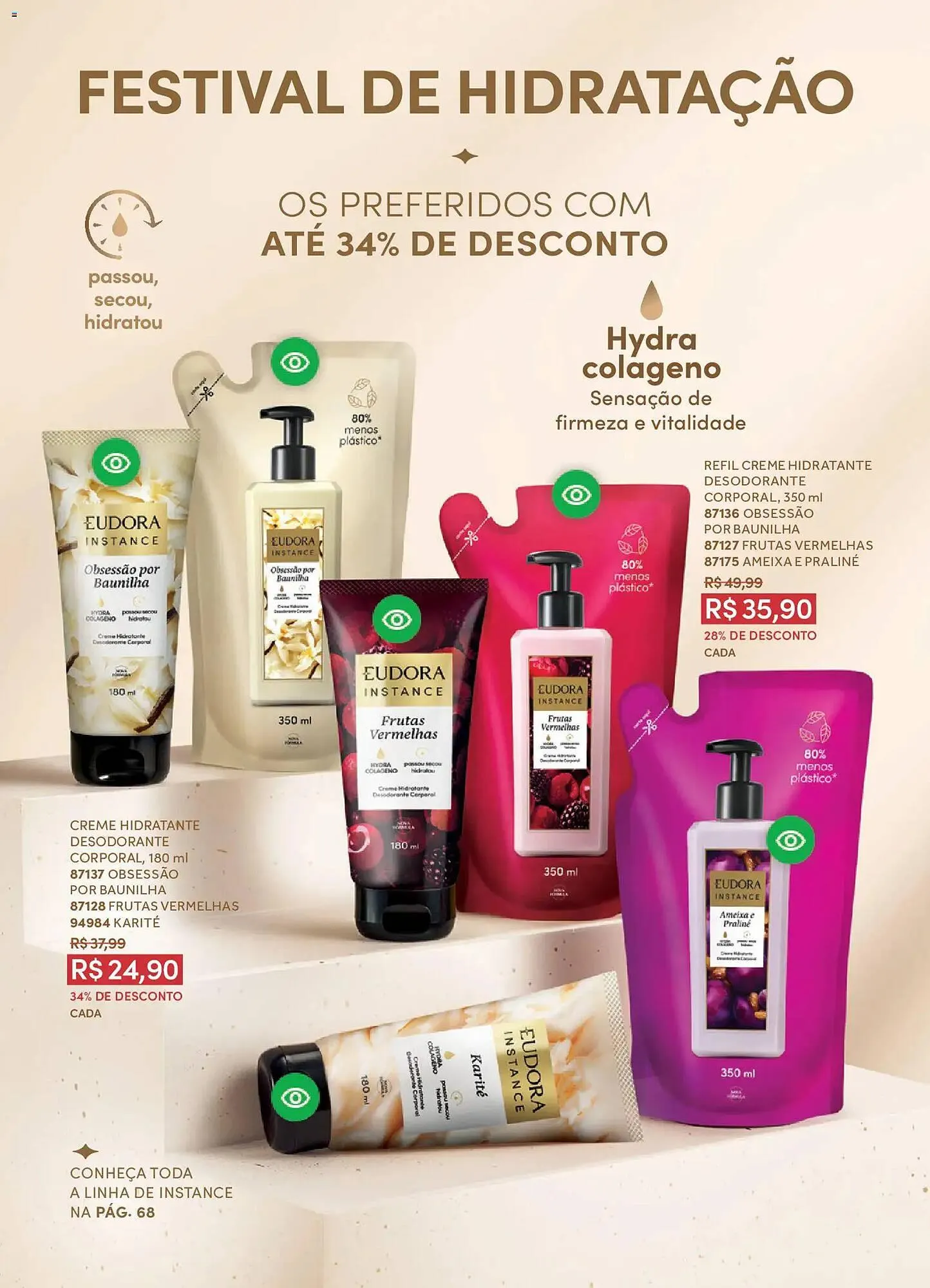 Encarte de Catálogo Eudora 19 de fevereiro até 19 de março 2026 - Pagina 8