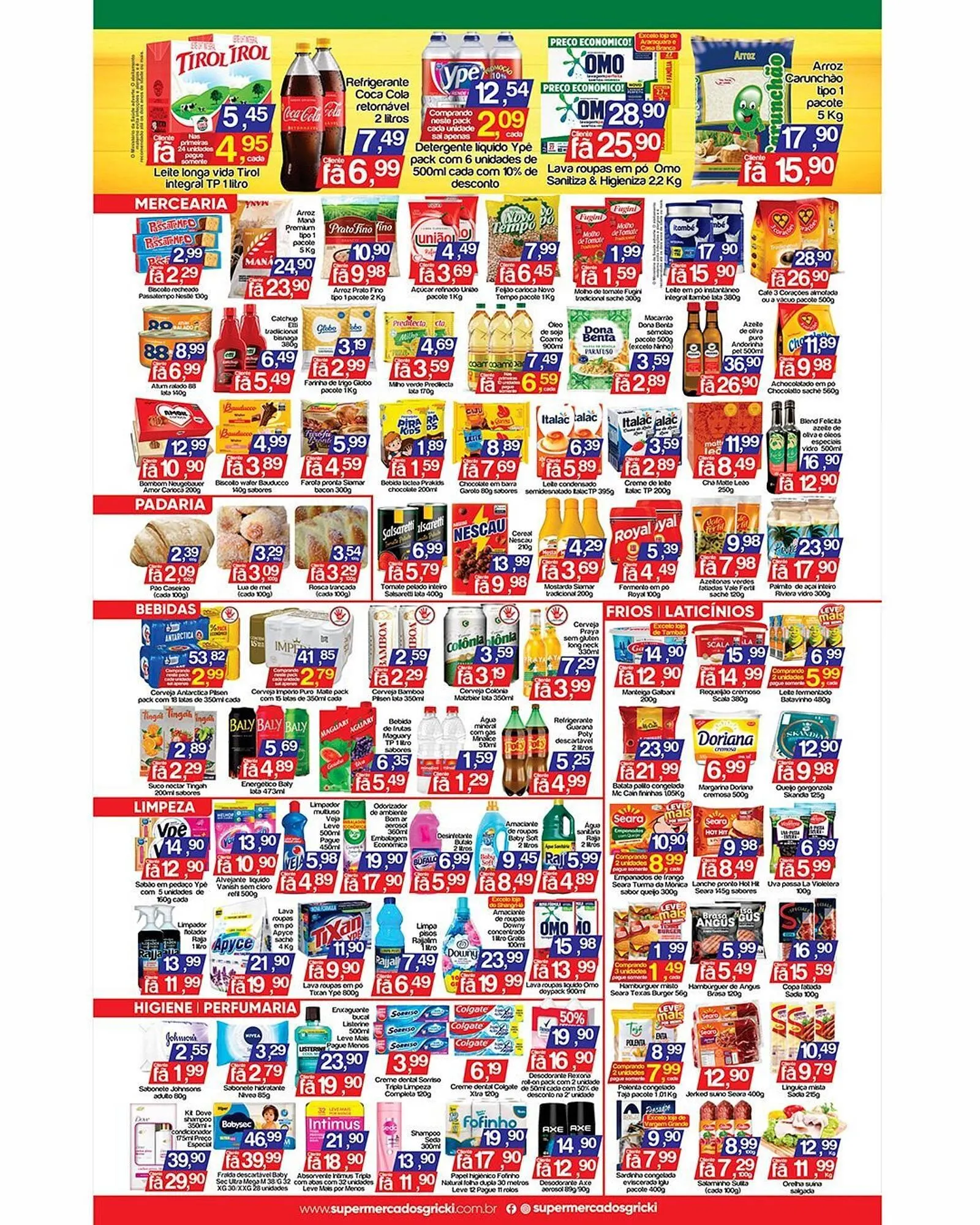 Encarte de Catálogo Supermercados Gricki 20 de abril até 21 de abril 2026 - Pagina 2