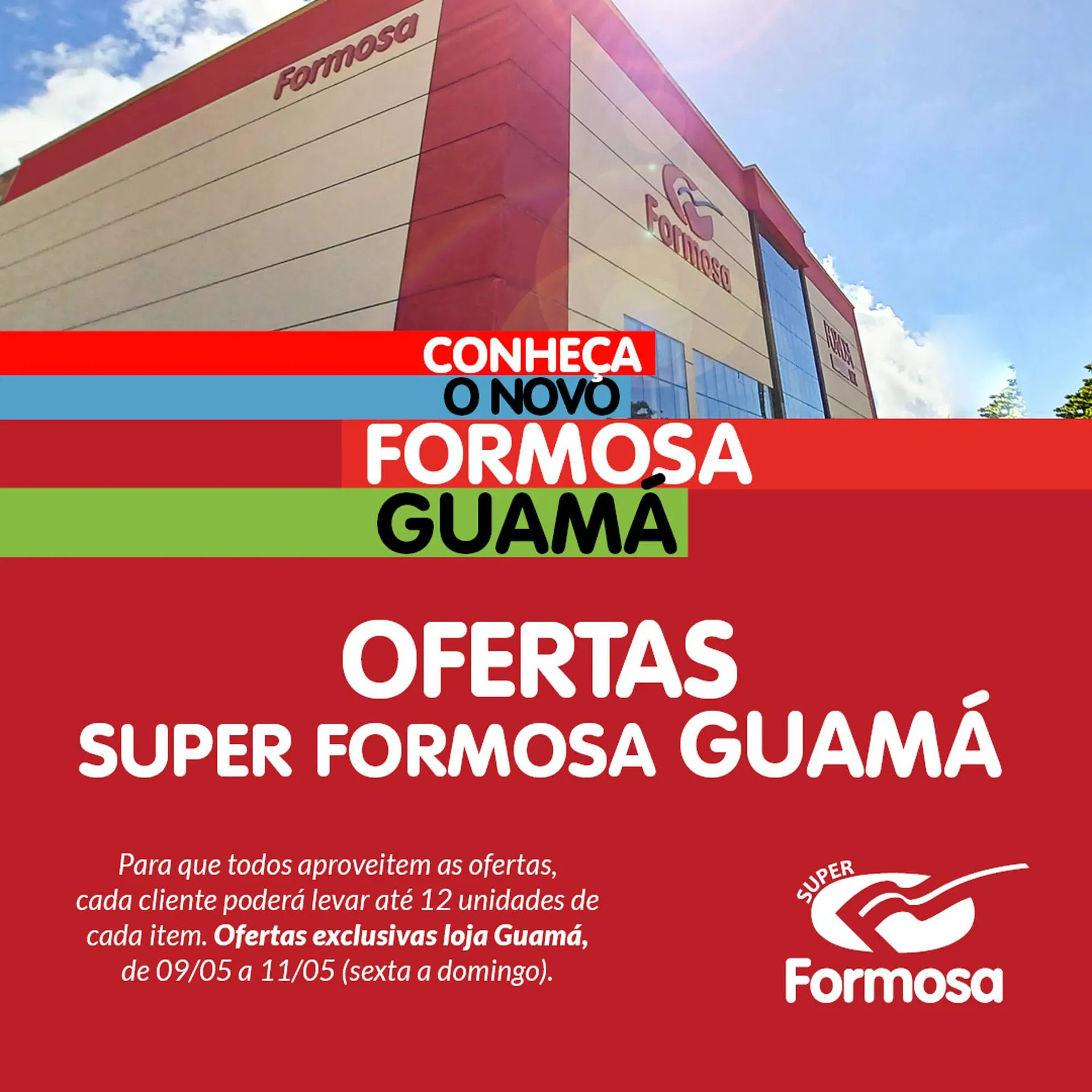 Encarte de Catálogo Grupo Formosa 9 de maio até 11 de maio 2025 - Pagina 1