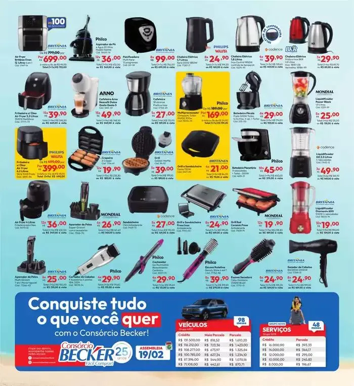 Encarte de Lojas Becker Tablóide de Ofertas 3 de fevereiro até 28 de fevereiro 2025 - Pagina 2