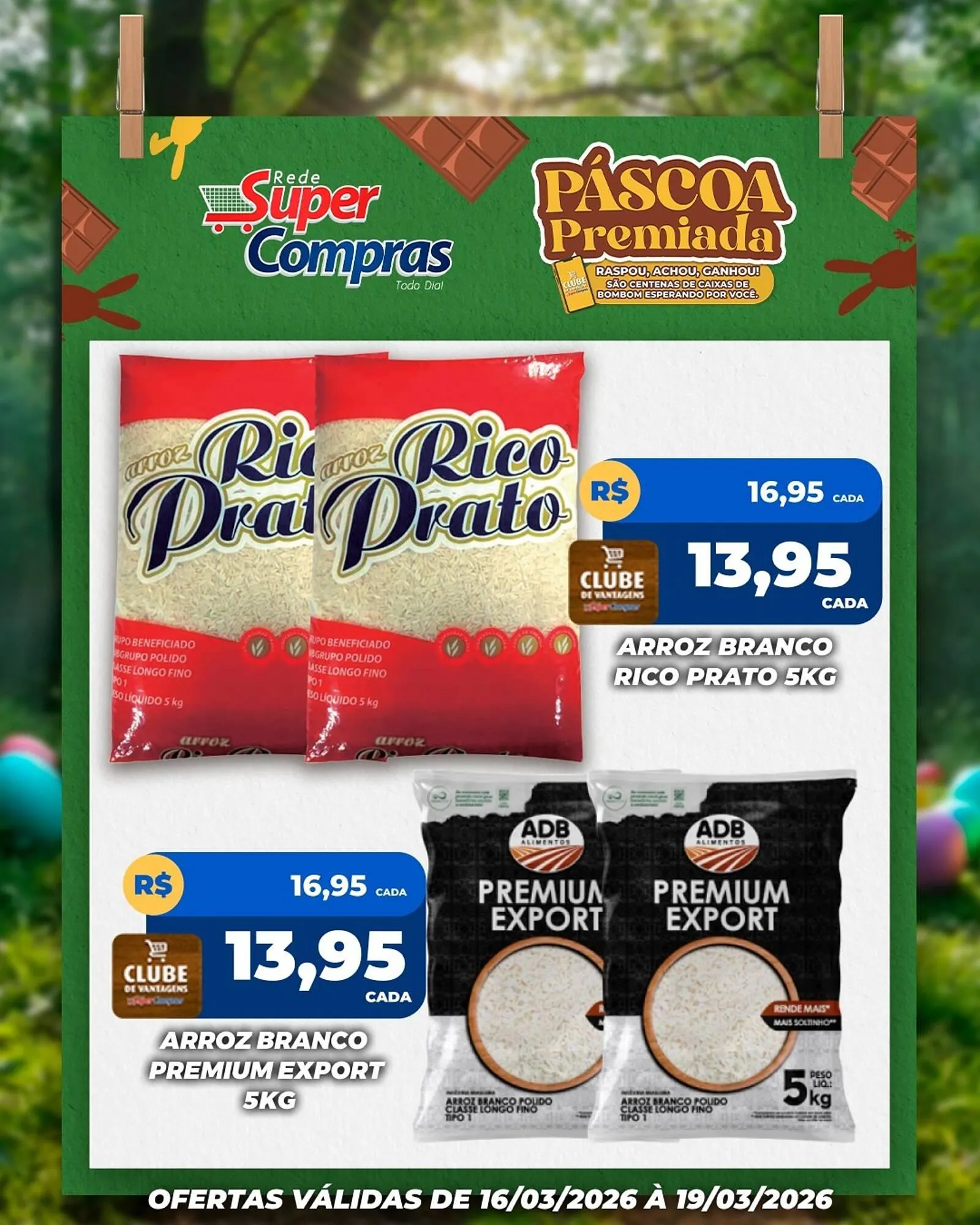 Encarte de Encarte Rede Super Compras 16 de março até 19 de março 2026 - Pagina 1