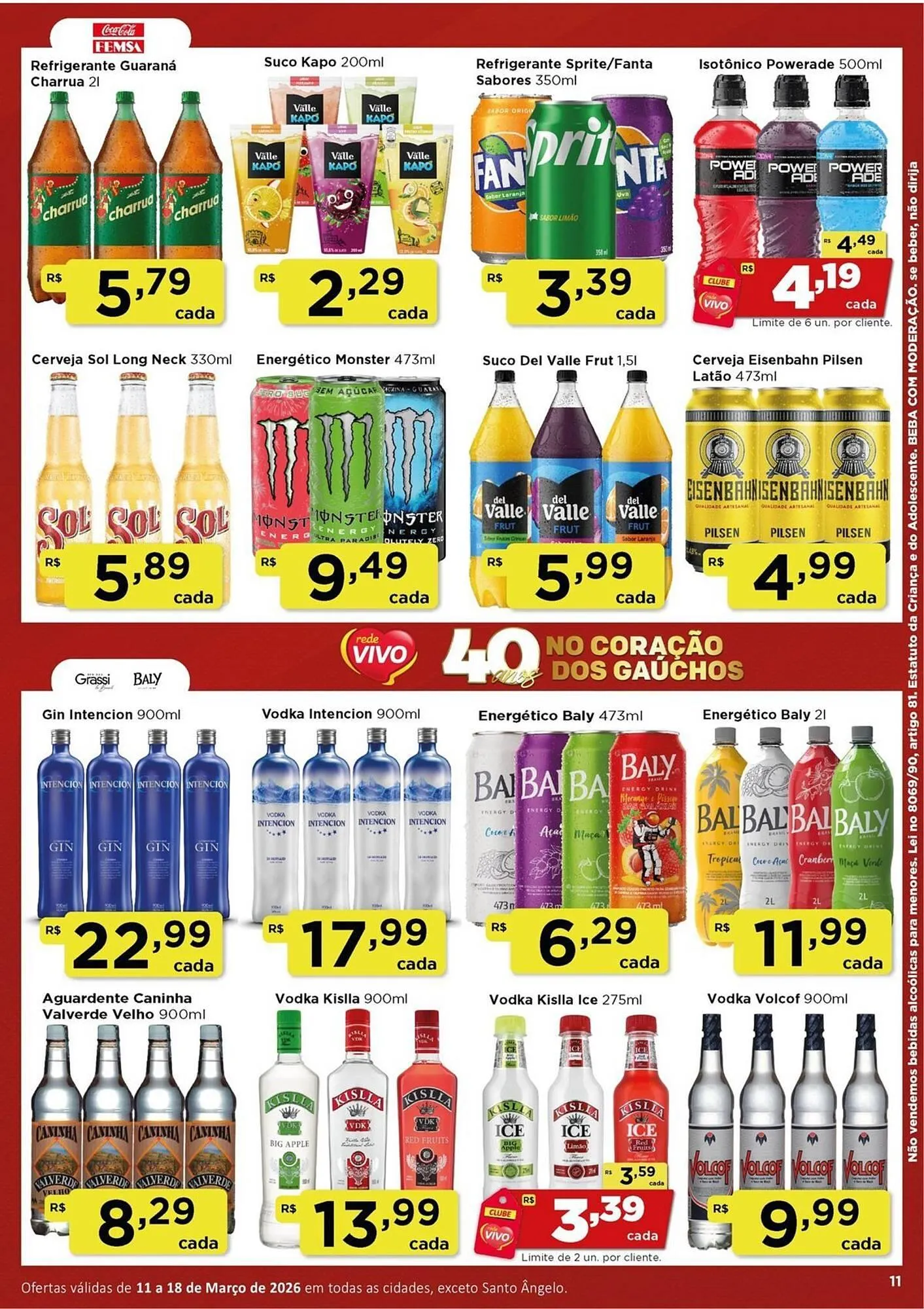 Encarte de Encarte Rede Vivo 11 de março até 18 de março 2026 - Pagina 11