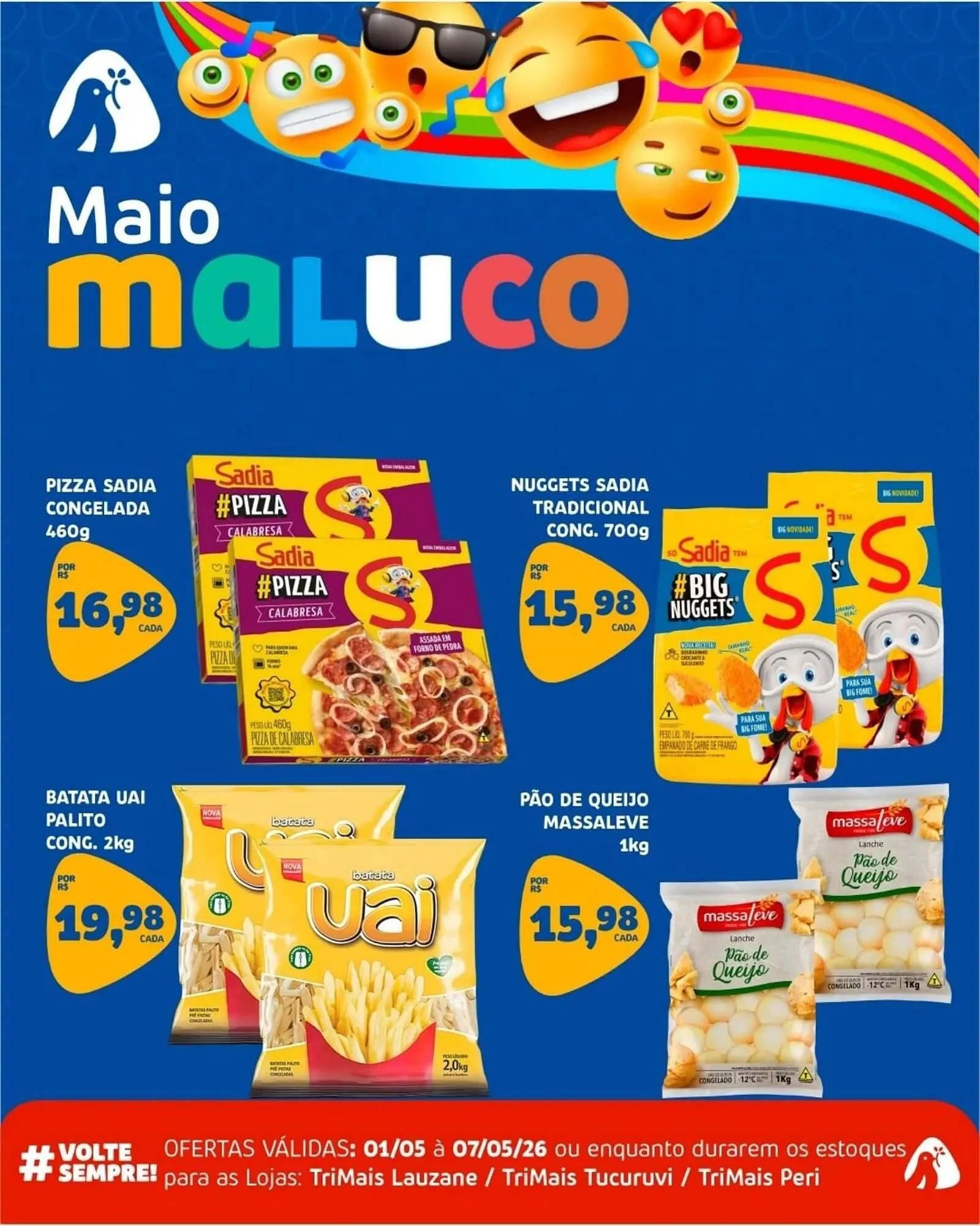 Encarte de Catálogo Trimais Supermercado 1 de maio até 7 de maio 2026 - Pagina 3