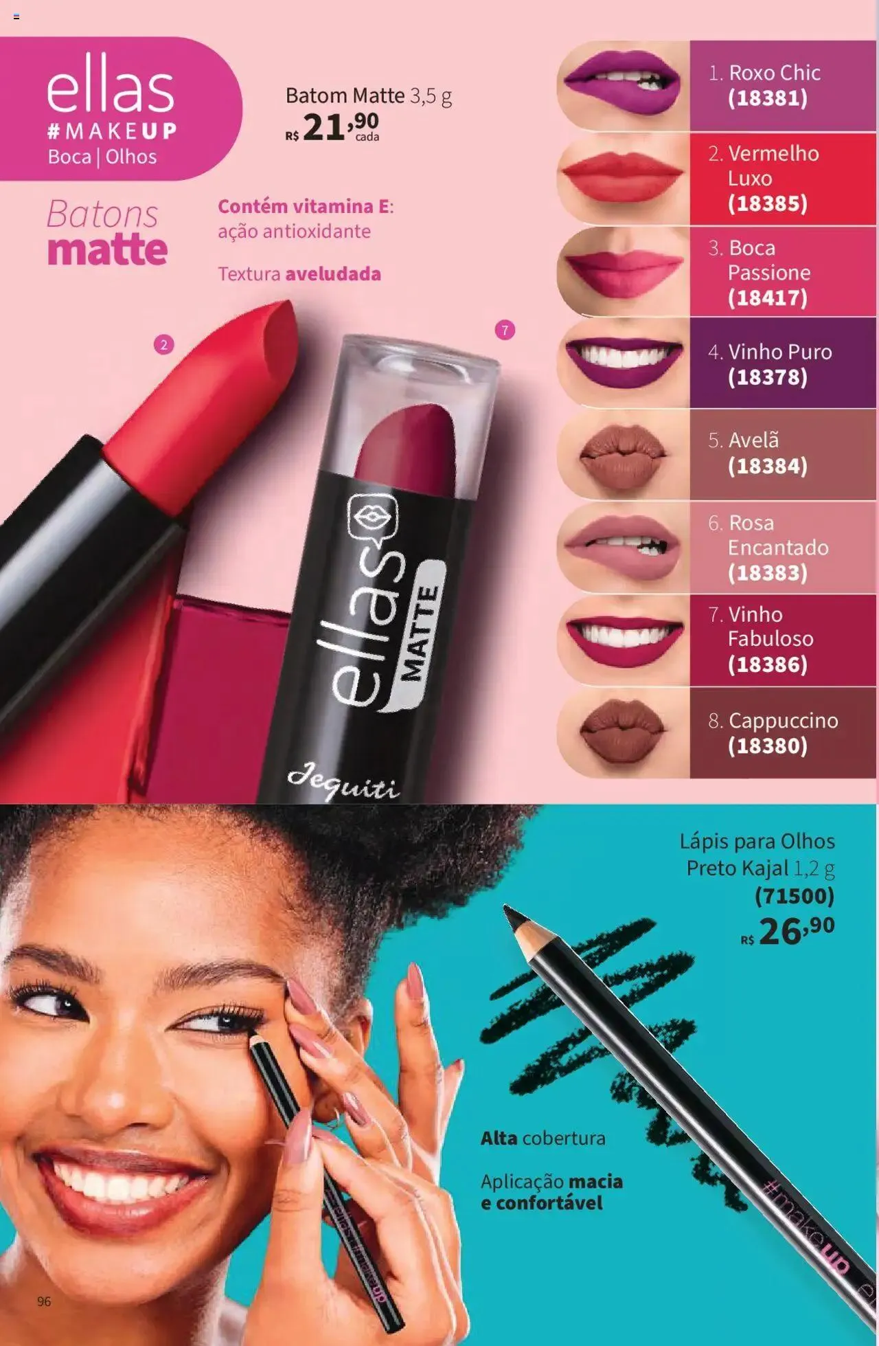 Encarte de Jequiti - Revista 06/2025 21 de abril até 16 de maio 2025 - Pagina 96