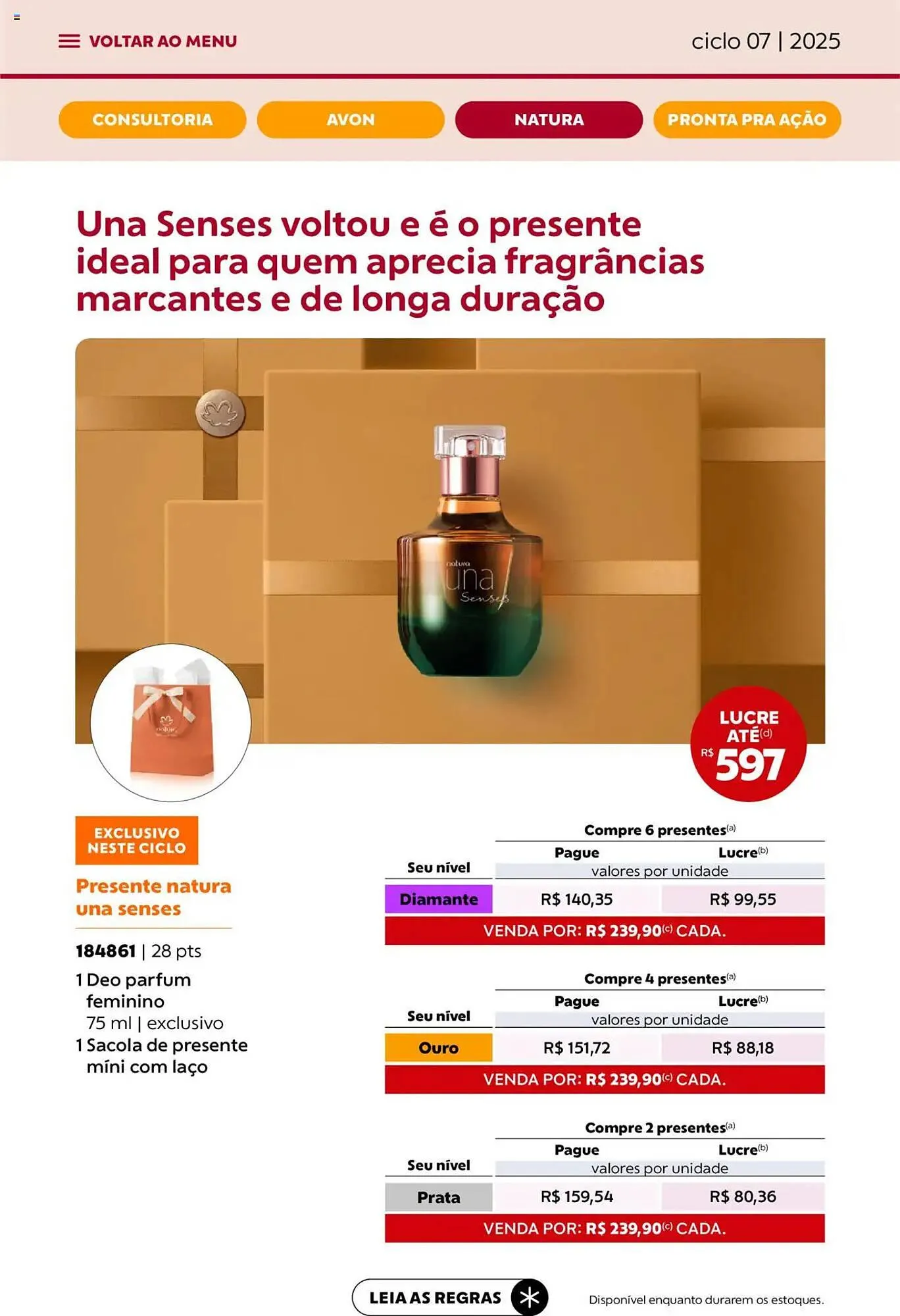 Encarte de Catálogo Avon 3 de abril até 1 de maio 2025 - Pagina 49