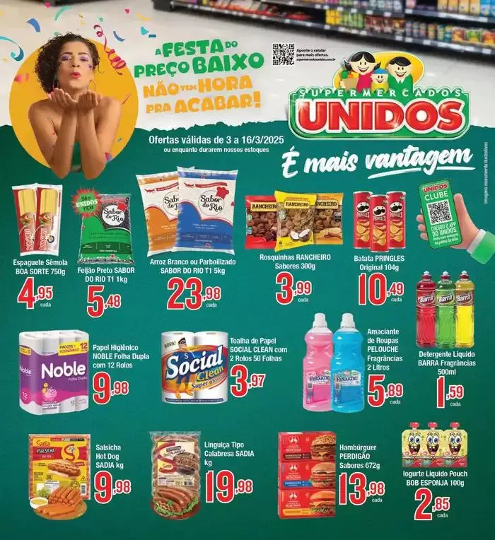 Encarte de Encarte Supermercados Unidos 3 de março até 16 de março 2025 - Pagina 1