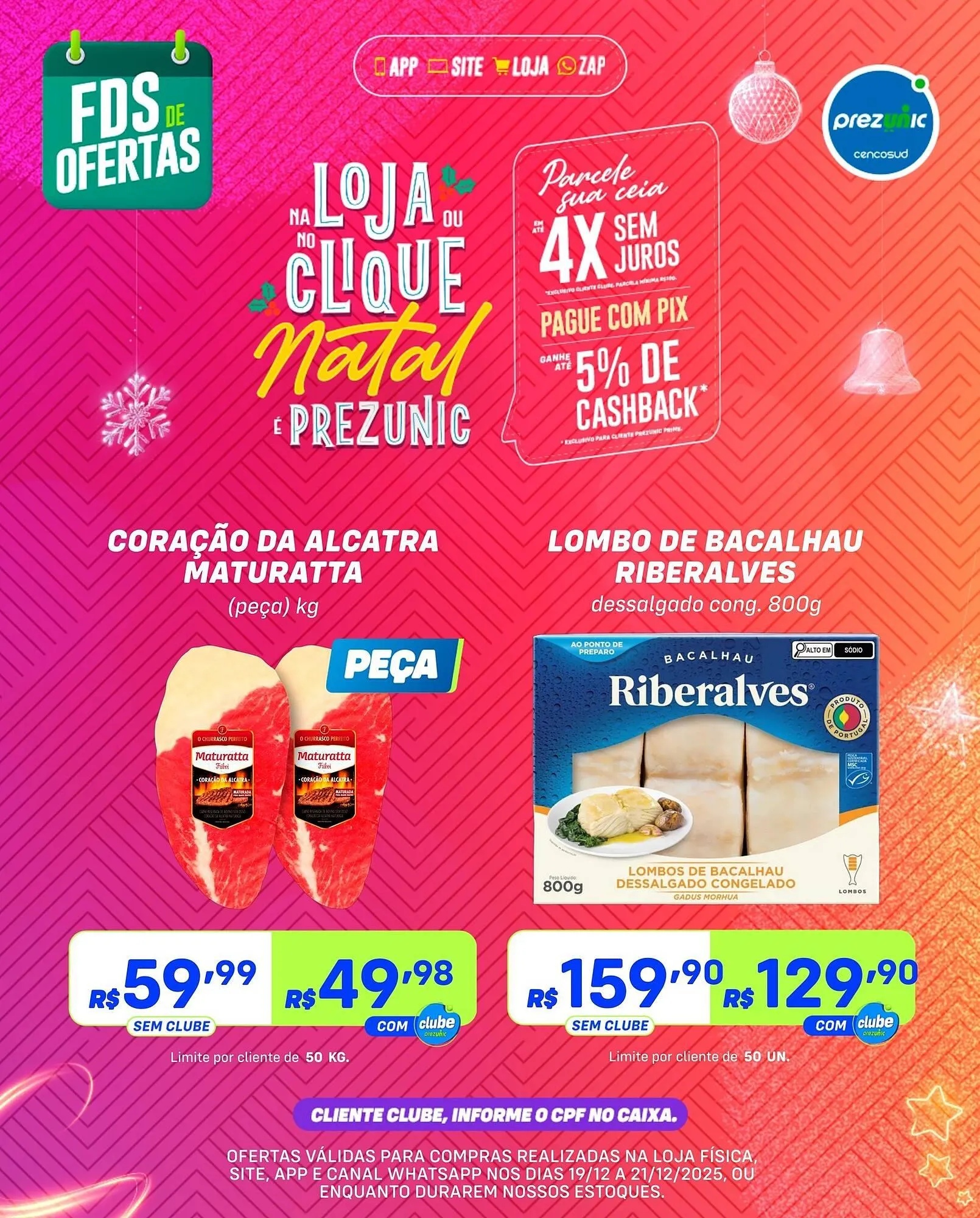 Encarte de Encarte Prezunic 19 de dezembro até 21 de dezembro 2025 - Pagina 2