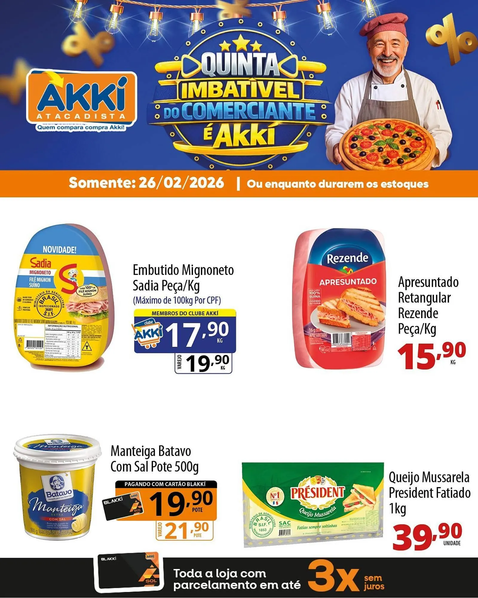 Encarte de Folheto Akki Atacadista 25 de fevereiro até 26 de fevereiro 2026 - Pagina 2