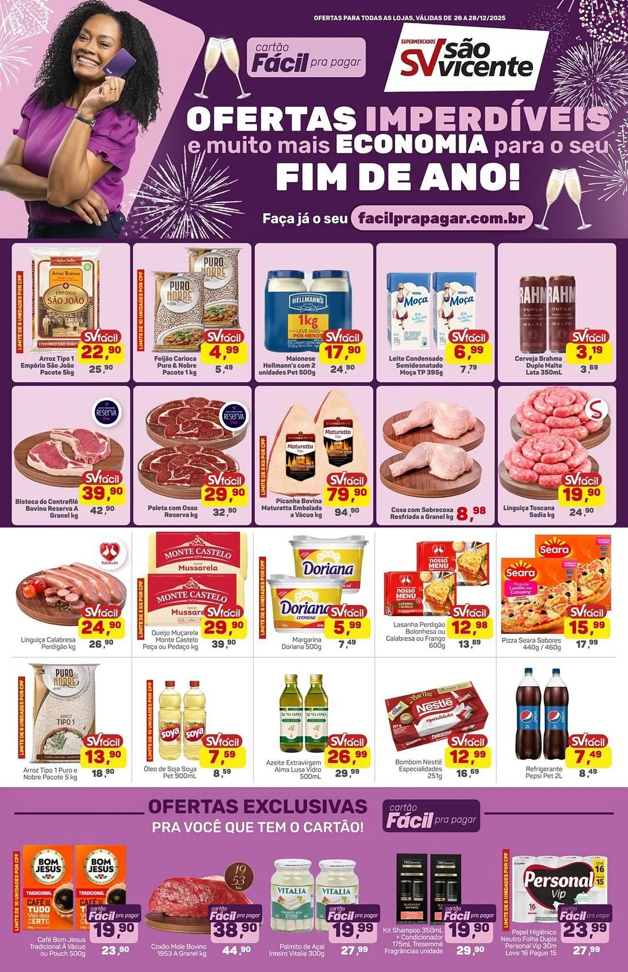 Encarte de Catálogo Supermercados São Vicente 26 de dezembro até 28 de dezembro 2025 - Pagina 1
