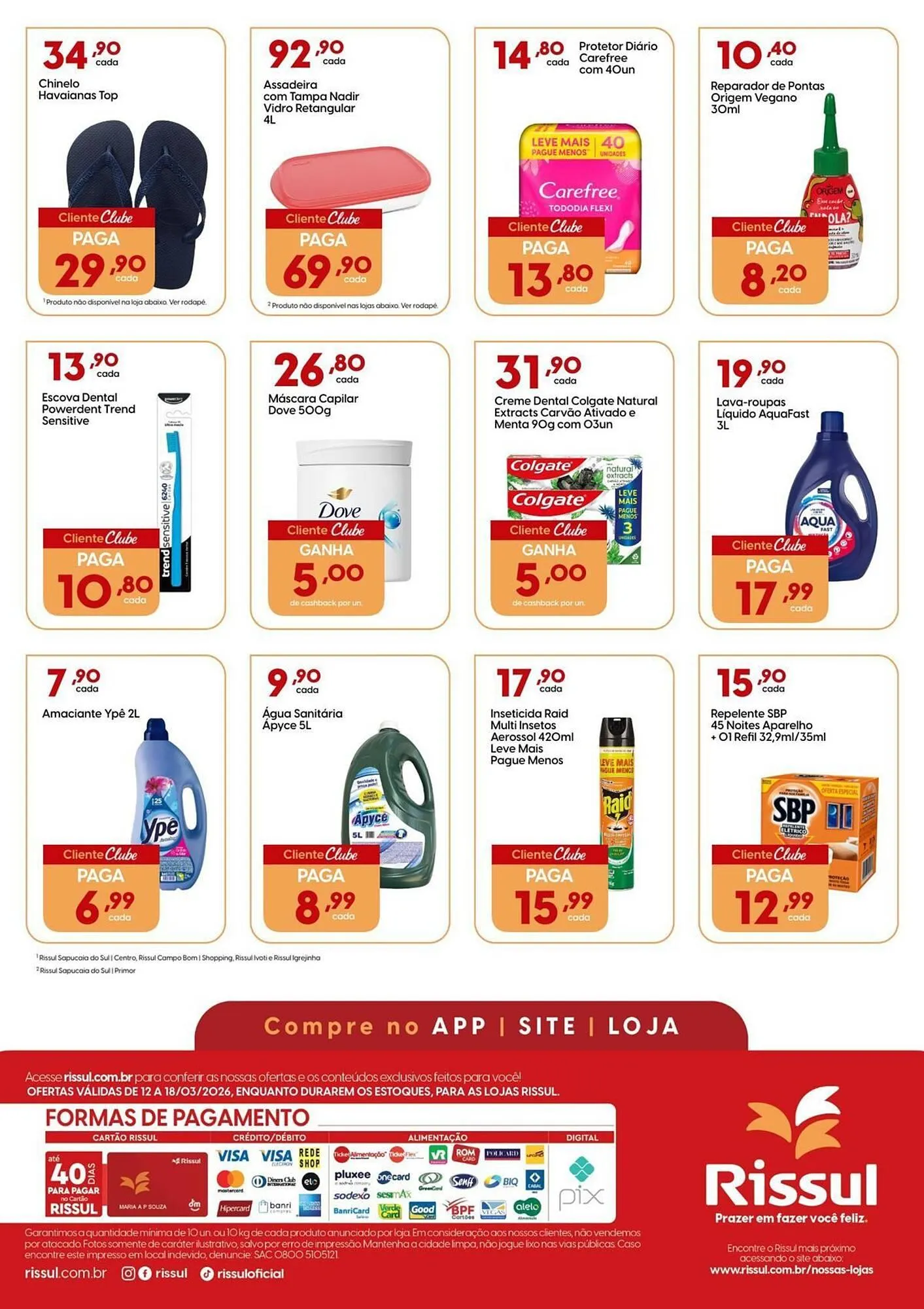 Encarte de Catálogo Supper Rissul 12 de março até 18 de março 2026 - Pagina 4
