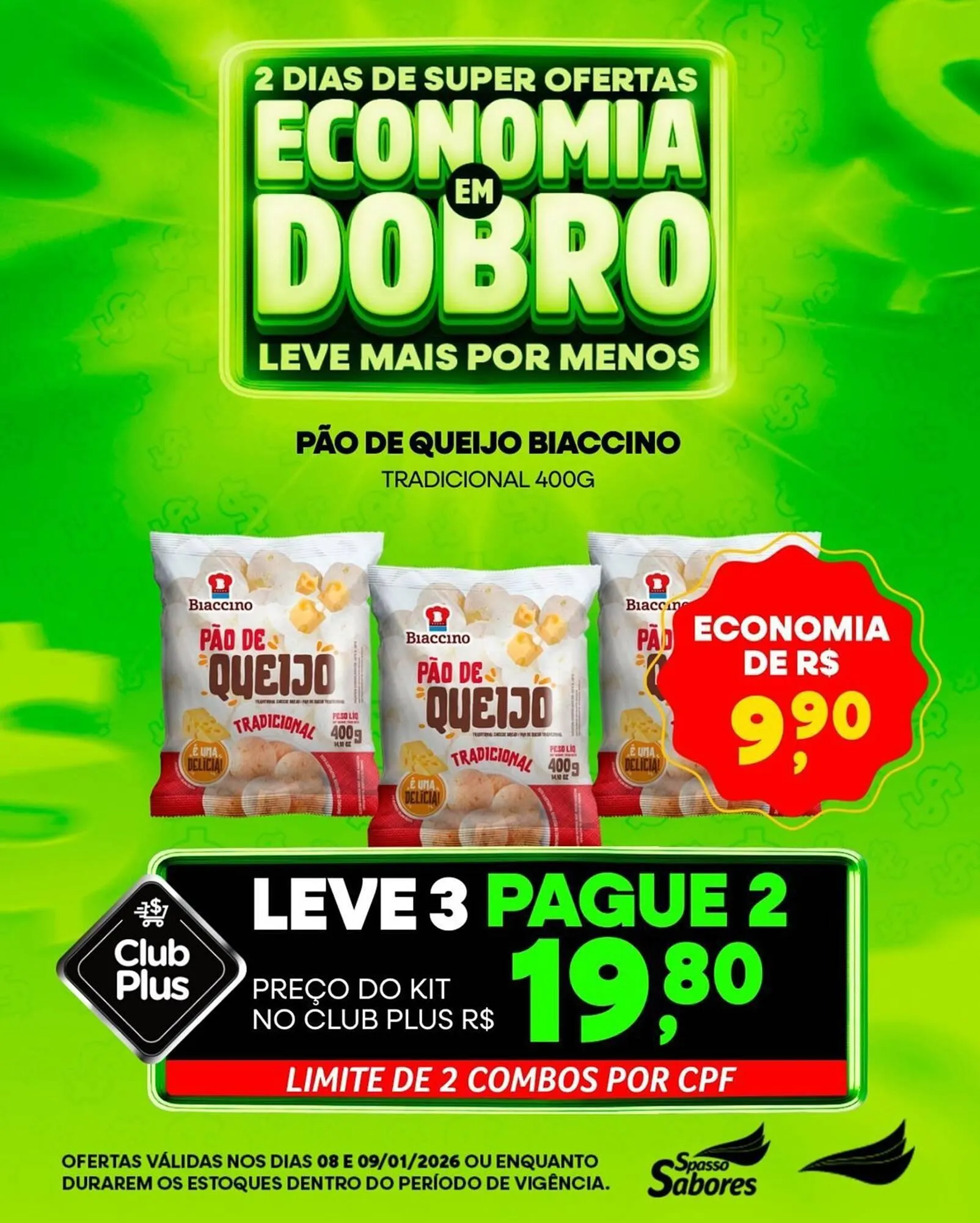 Encarte de Folheto Spasso Sabores 8 de janeiro até 9 de janeiro 2026 - Pagina 7