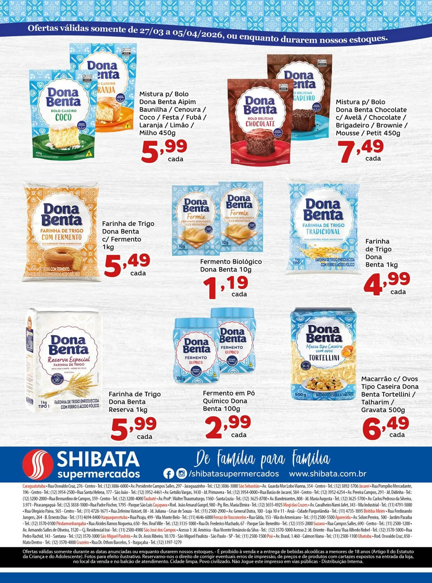 Encarte de Folheto Shibata Supermercados 27 de março até 5 de abril 2026 - Pagina 2