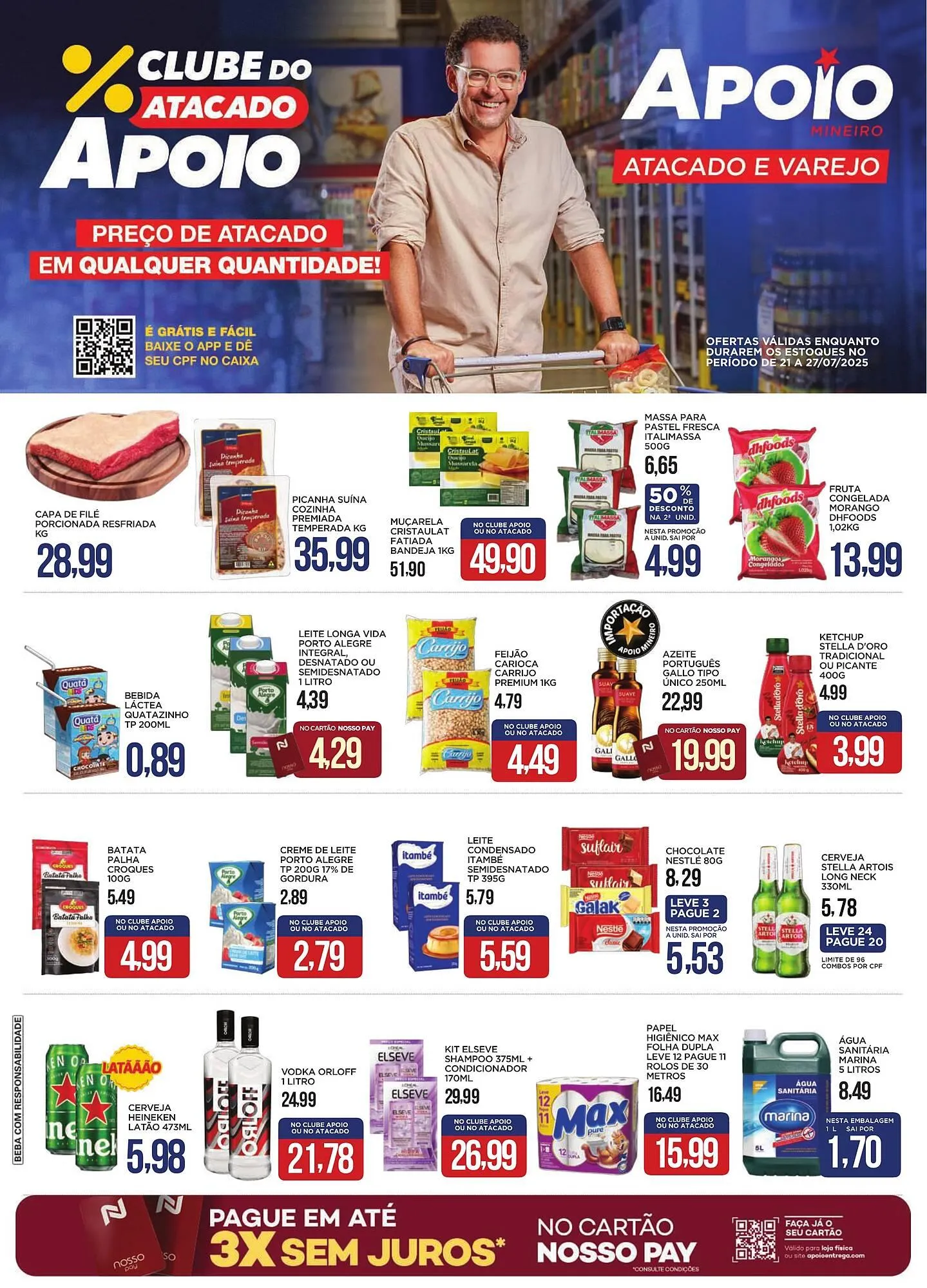 Encarte de Catálogo Apoio Mineiro 21 de julho até 27 de julho 2025 - Pagina 1