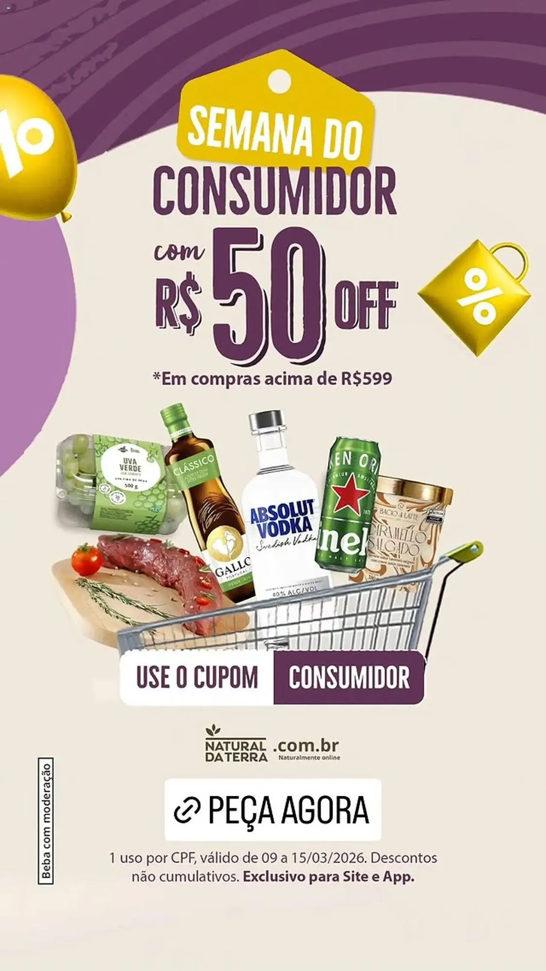 Encarte de Catálogo Natural da Terra 9 de março até 15 de março 2026 - Pagina 1