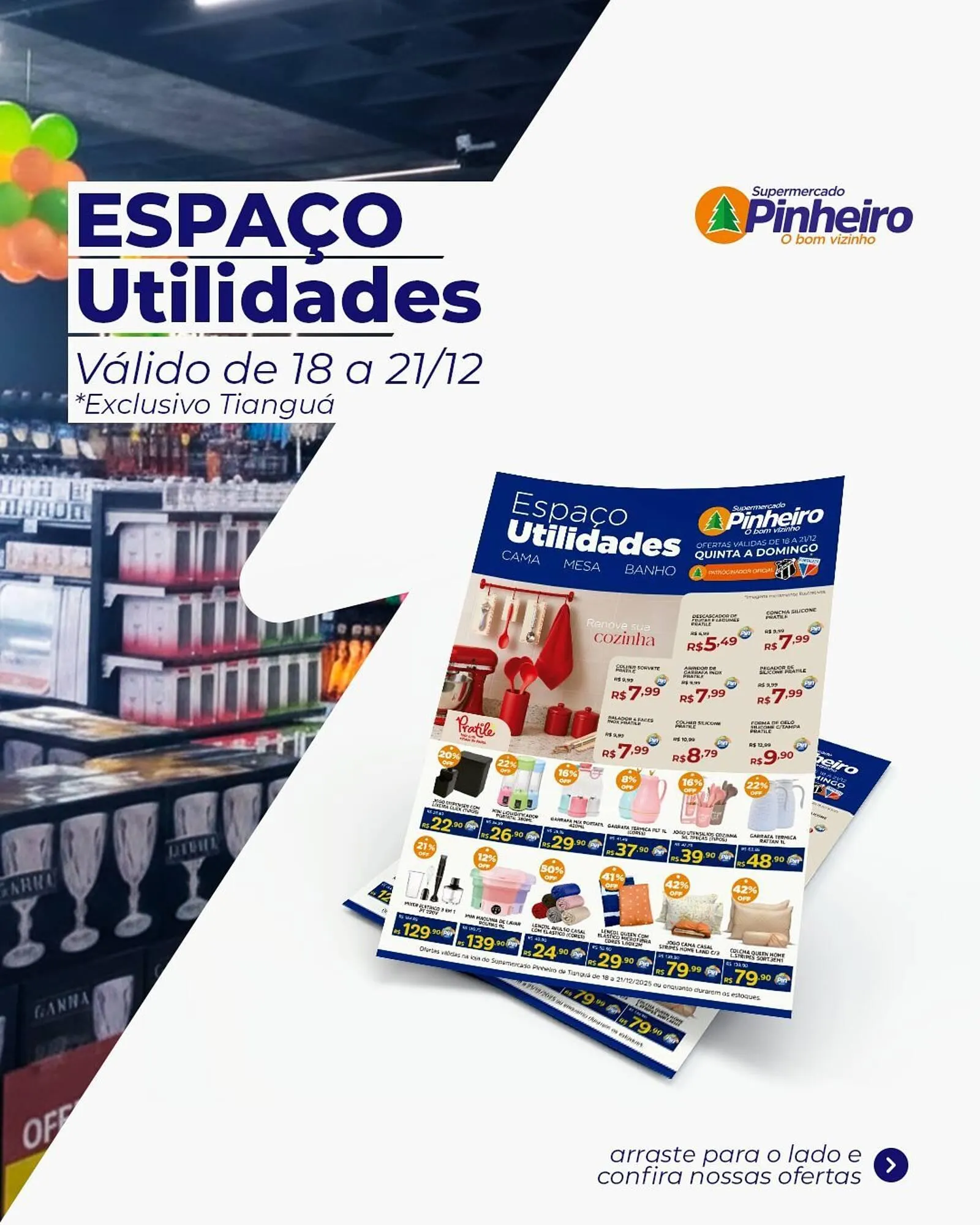 Encarte de Encarte Pinheiro Supermercado 18 de dezembro até 21 de dezembro 2025 - Pagina 1