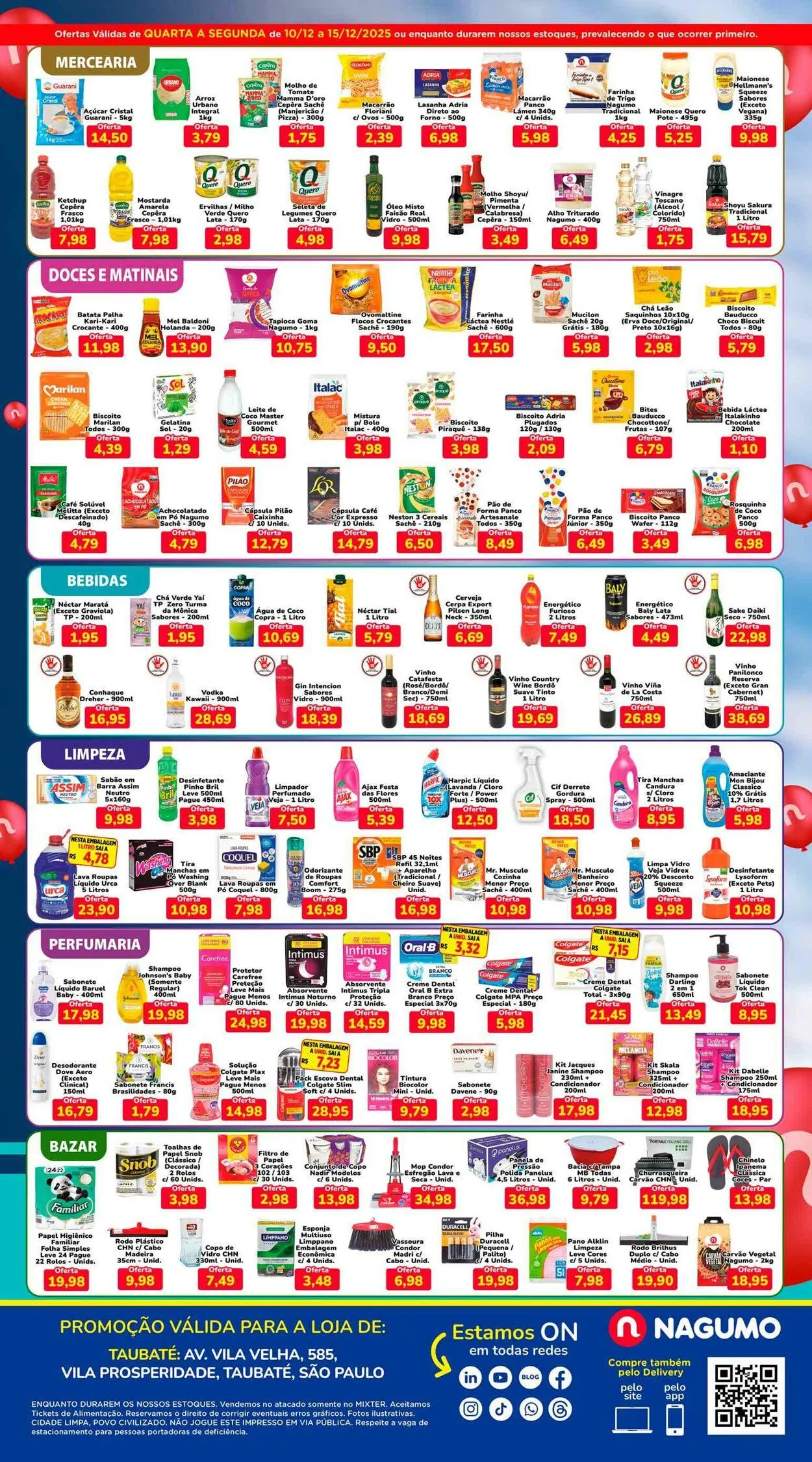 Encarte de Nagumo - Taubaté - Vila Velha 10 de dezembro até 24 de dezembro 2025 - Pagina 2
