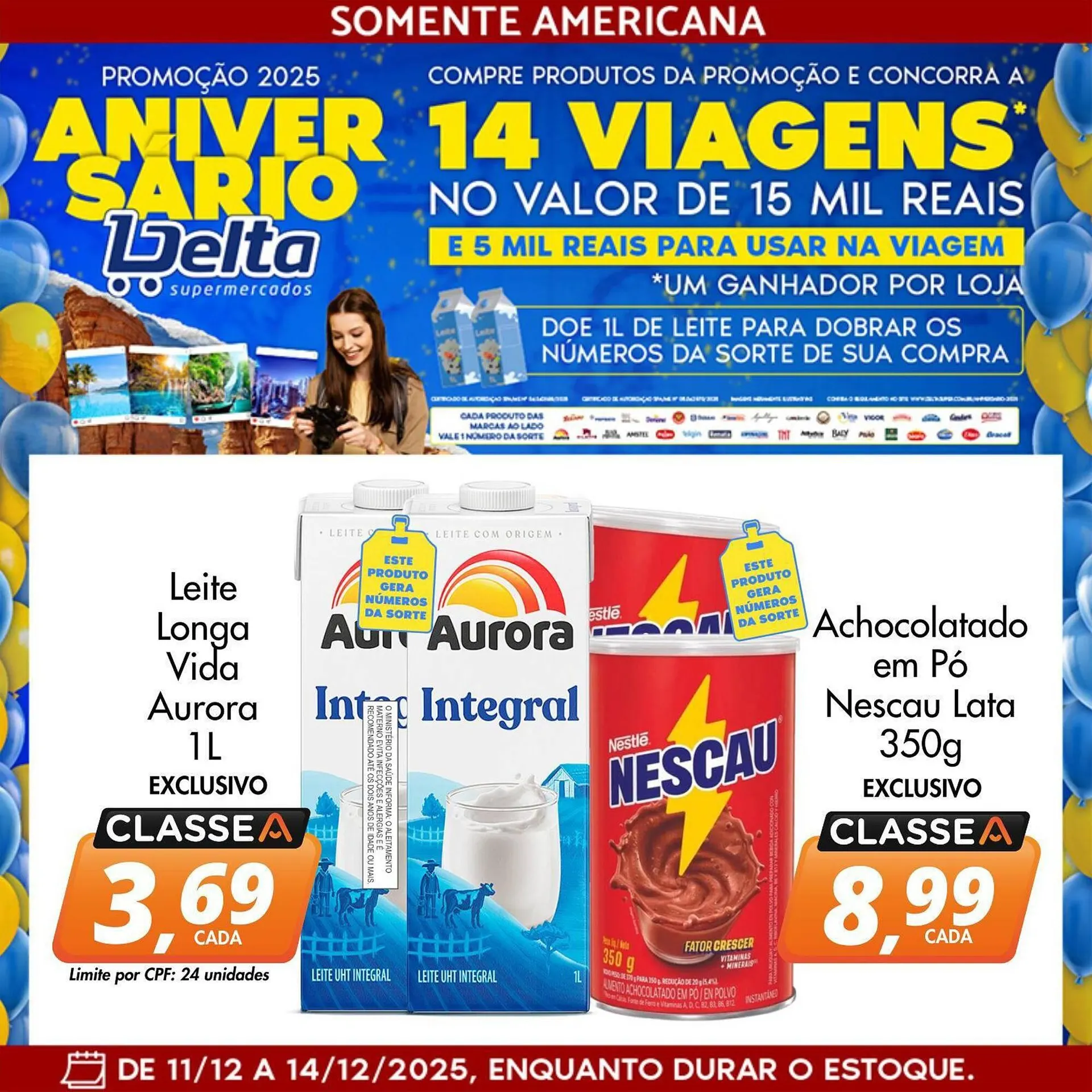 Encarte de Catálogo Delta Supermercados 11 de dezembro até 14 de dezembro 2025 - Pagina 2