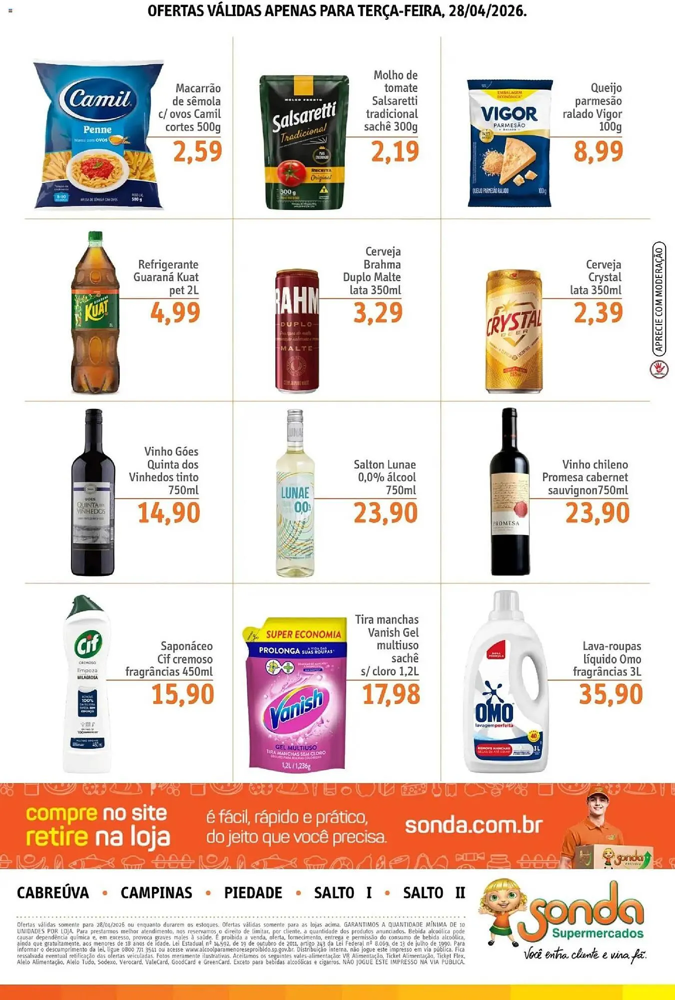 Encarte de Folheto Sonda 28 de abril até 29 de abril 2026 - Pagina 3