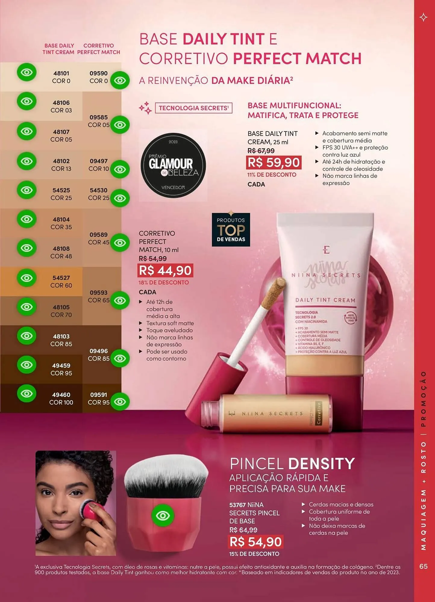 Encarte de Catálogo Eudora 23 de abril até 30 de junho 2025 - Pagina 75