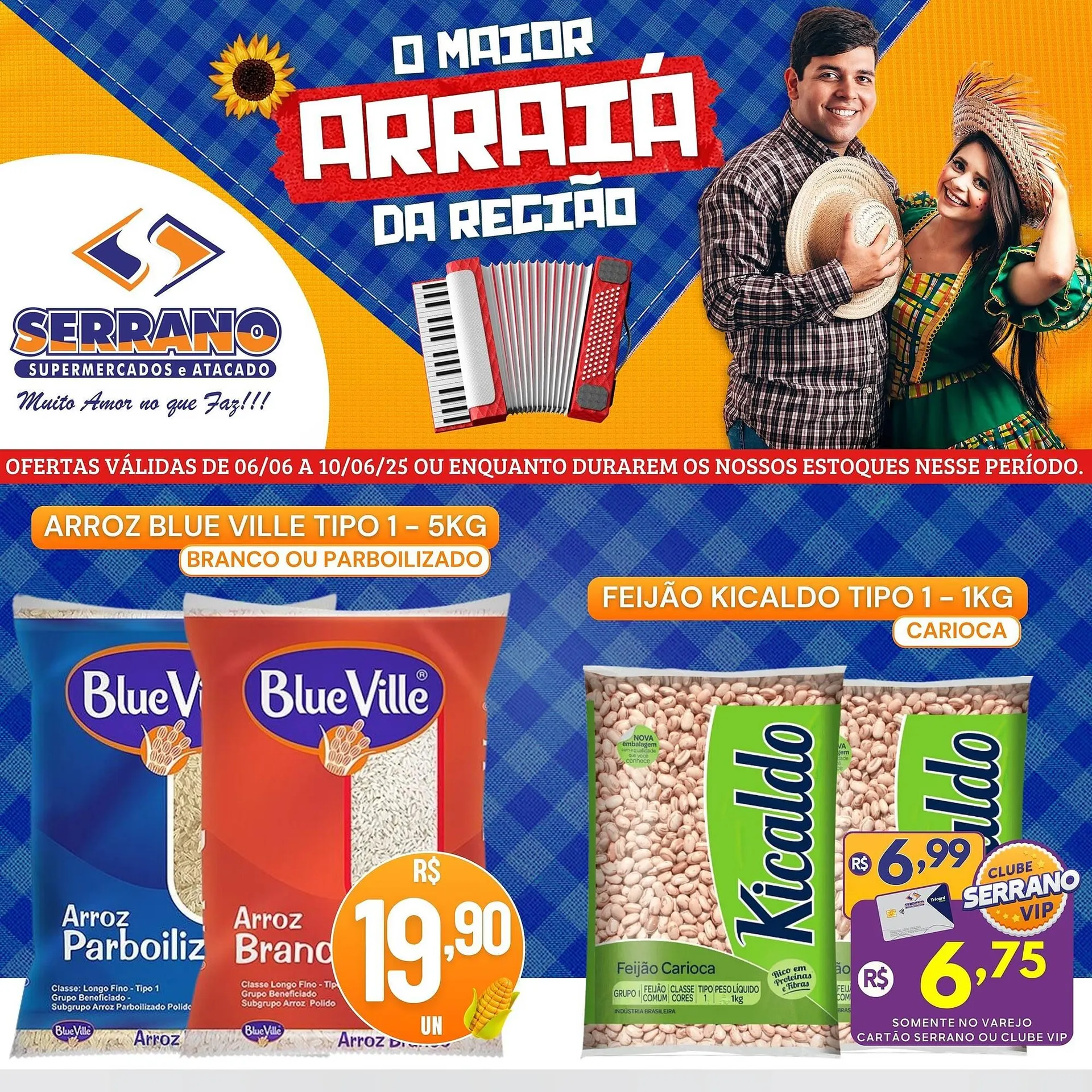 Encarte de Catálogo Serrano Supermercado 6 de junho até 10 de junho 2025 - Pagina 1