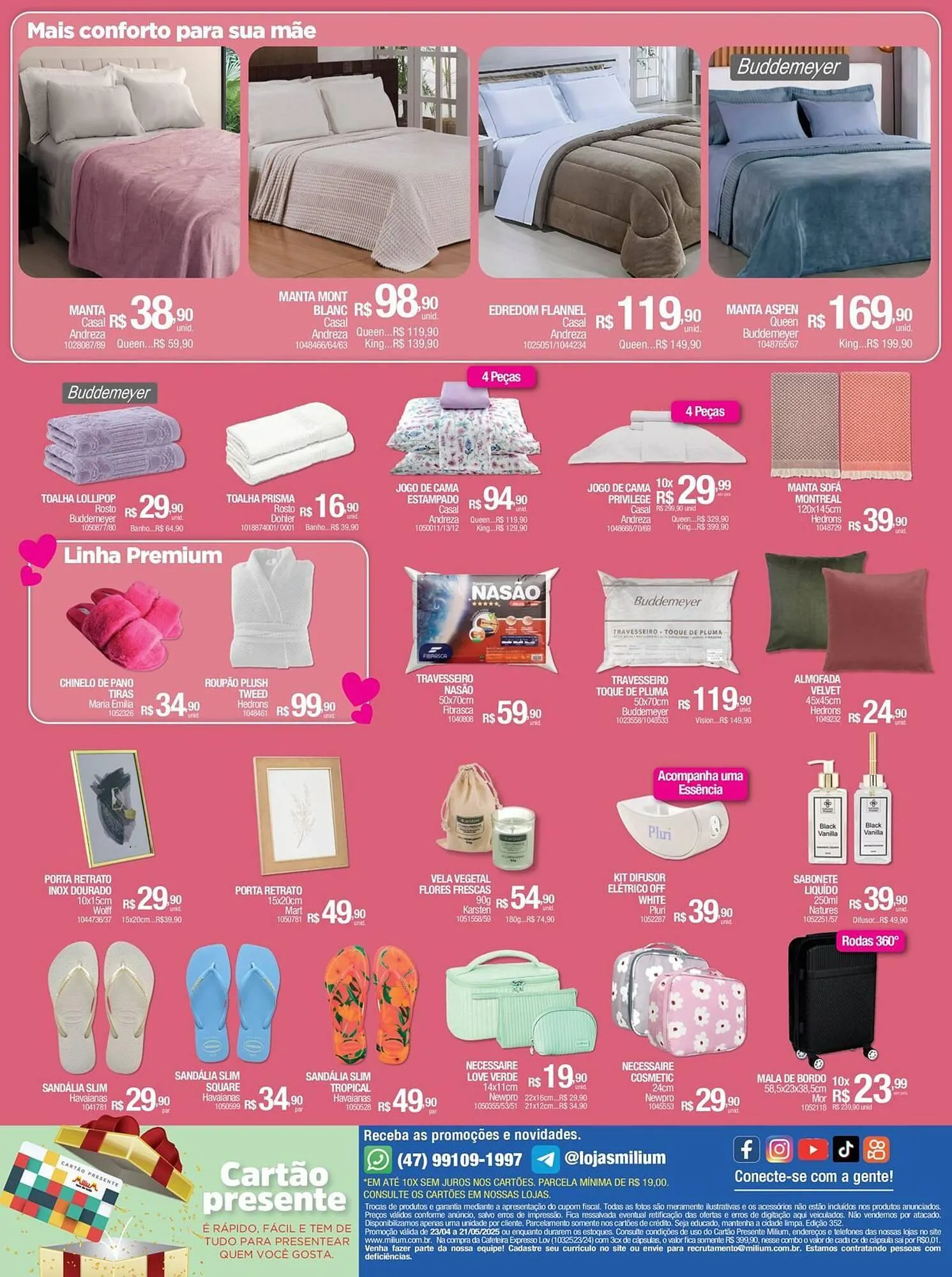 Encarte de Catálogo Milium 28 de abril até 21 de maio 2025 - Pagina 4