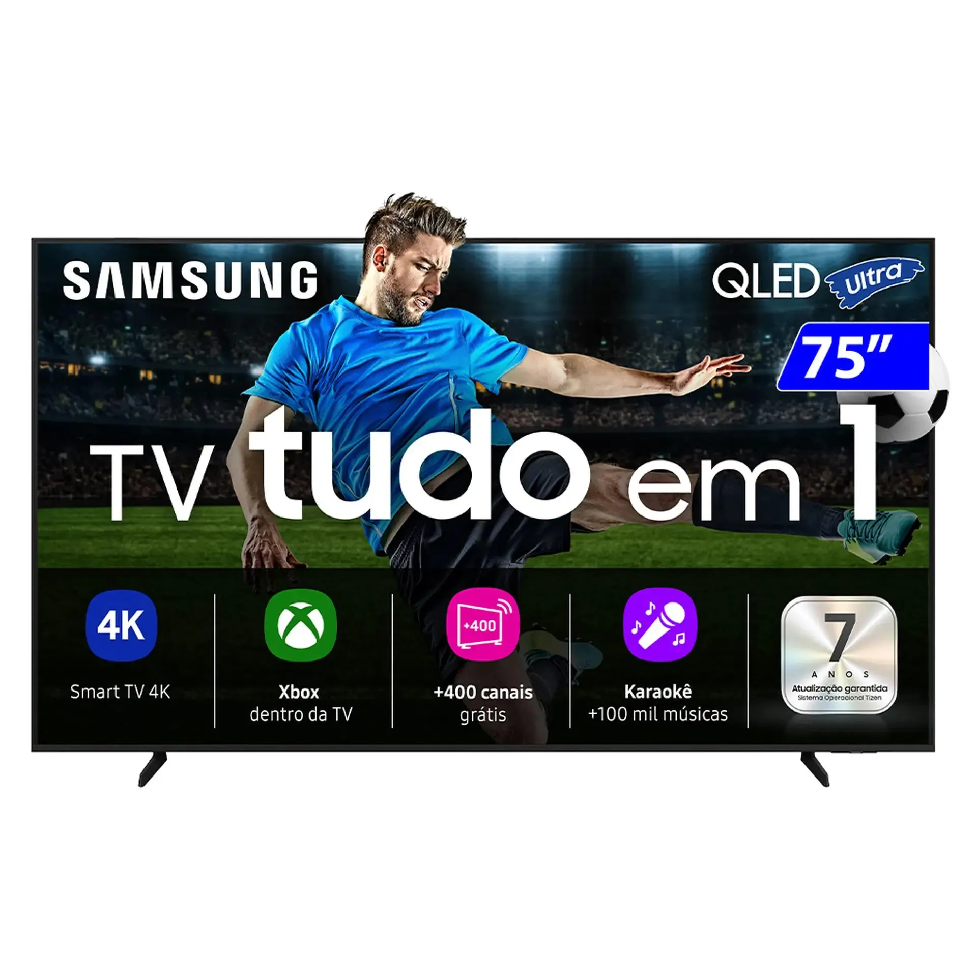 Smart TV Samsung Vision AI QLED Ultra 75" 4K QN75Q7FAAGXZD