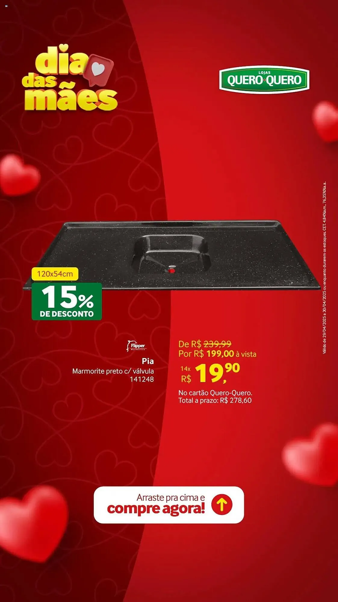 Encarte de Catálogo Quero Quero 29 de abril até 30 de abril 2025 - Pagina 7