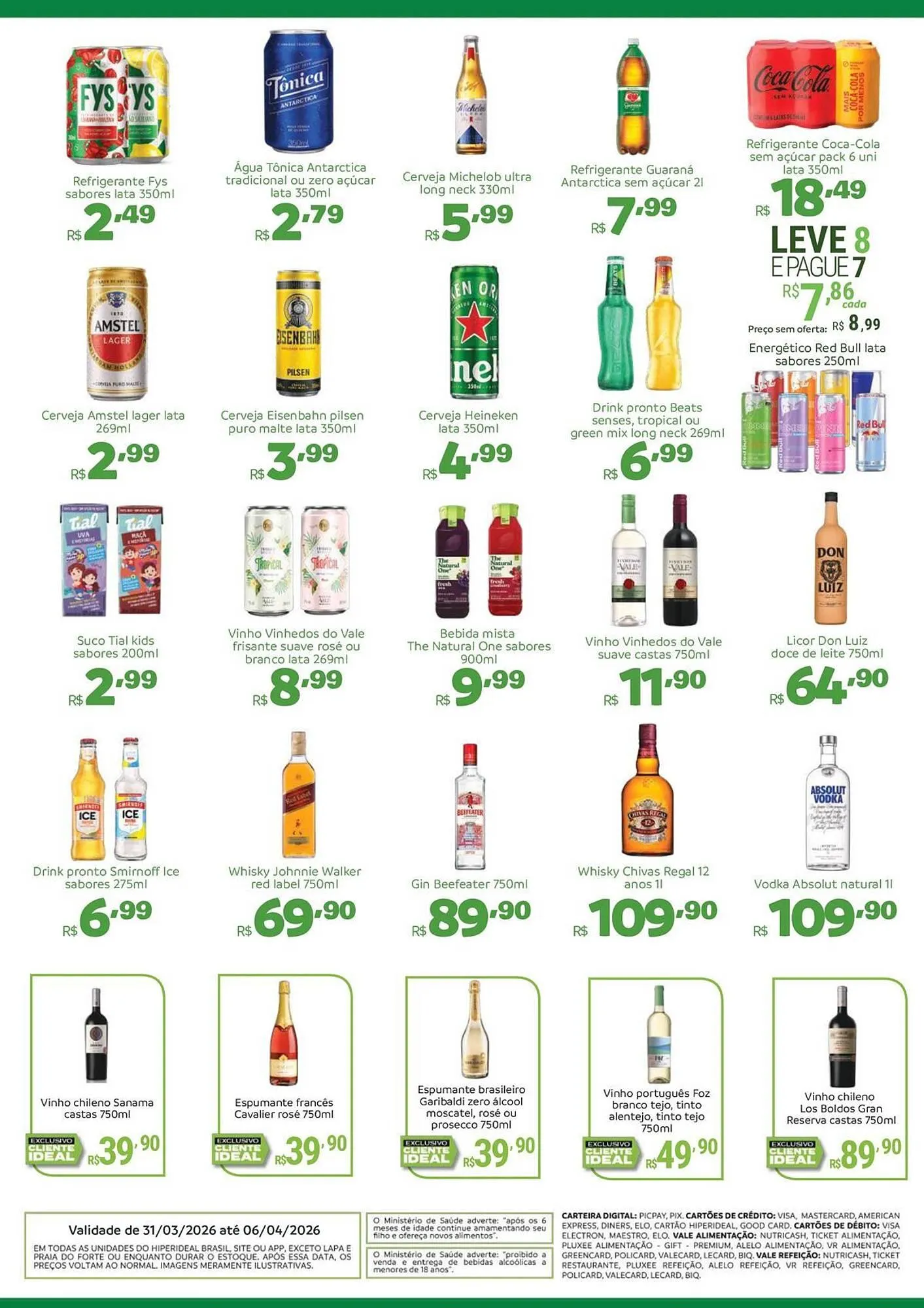 Encarte de Catálogo Hiperideal Supermercados 31 de março até 6 de abril 2026 - Pagina 5