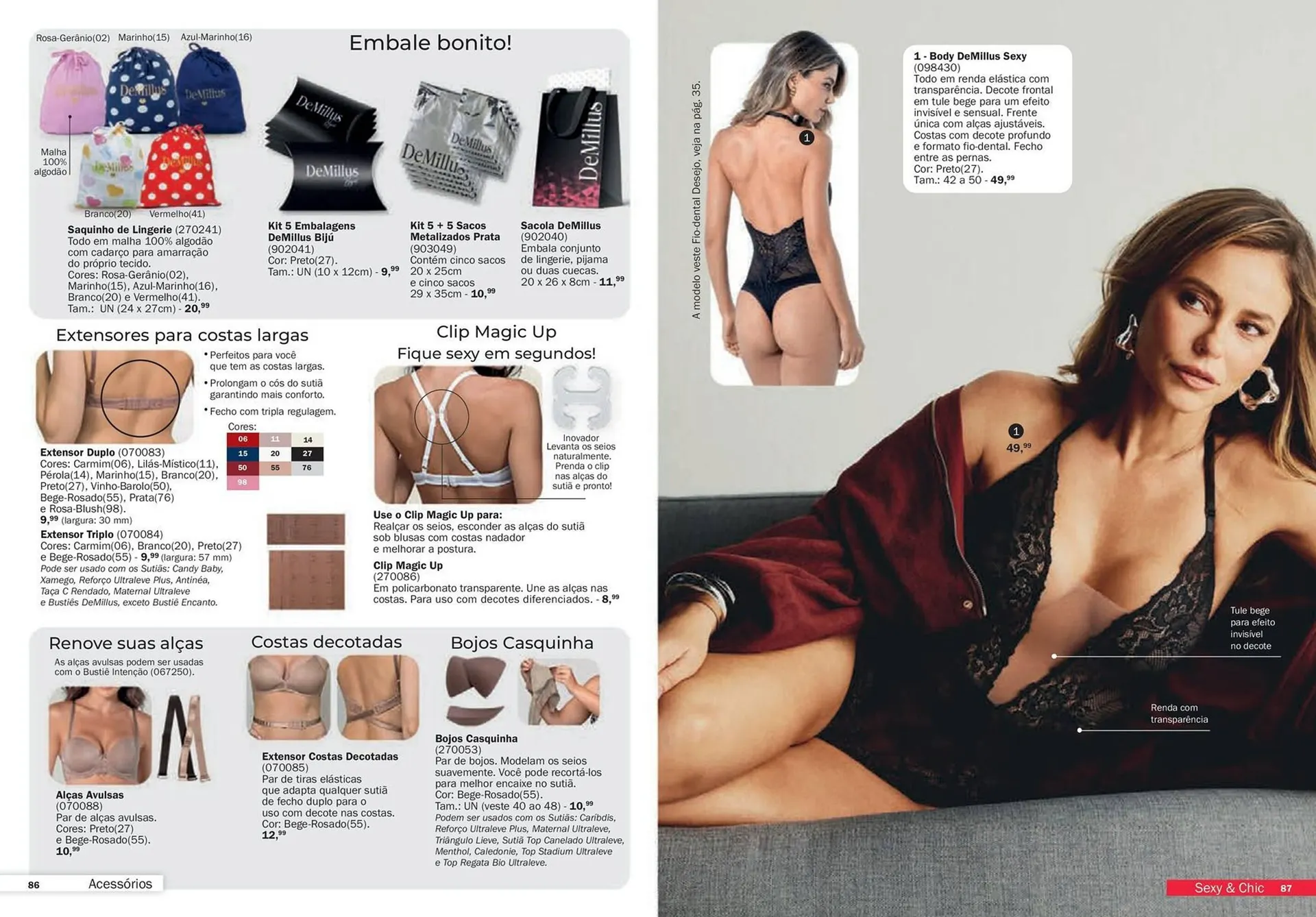 Encarte de Catálogo DeMillus 4 de fevereiro até 30 de abril 2026 - Pagina 44