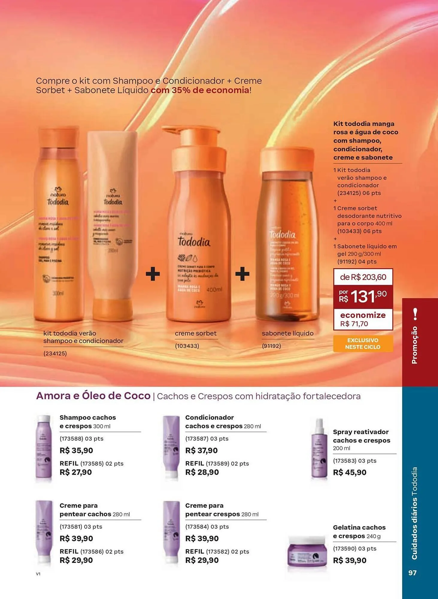 Encarte de Catálogo Natura 1 de janeiro até 31 de janeiro 2026 - Pagina 97